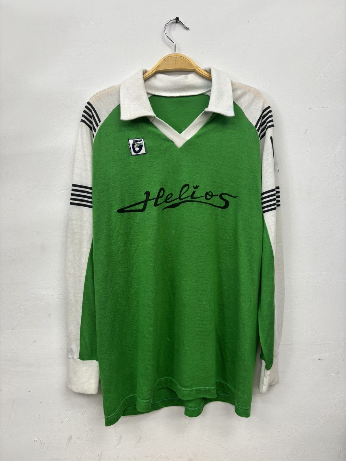 Vintage 1980s/1990s Gimer Sport "Helios" long-sleeve football jersey Size US XL / EU 56 / 4 - 1 Thumbnail