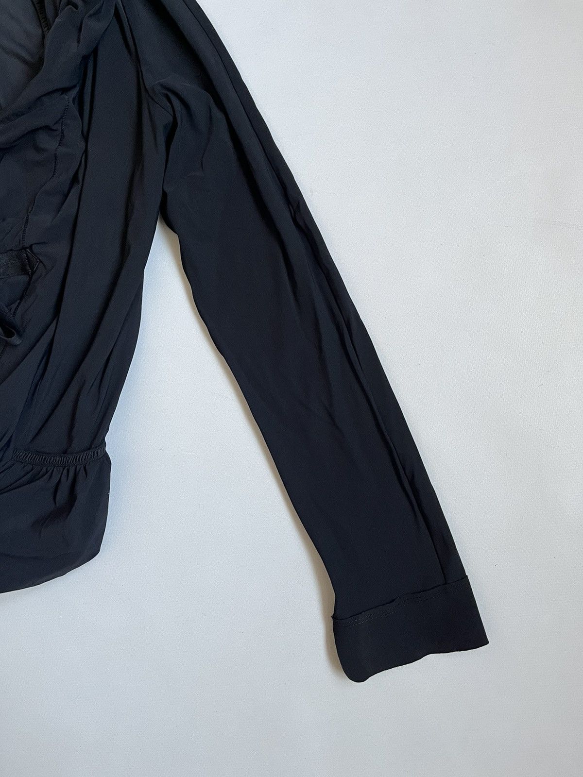 Marithe + Francois Girbaud Marithe Francois Girbaud MFG Women Black Polyamide Blouse Size M / US 6-8 / IT 42-44 - 6 Thumbnail