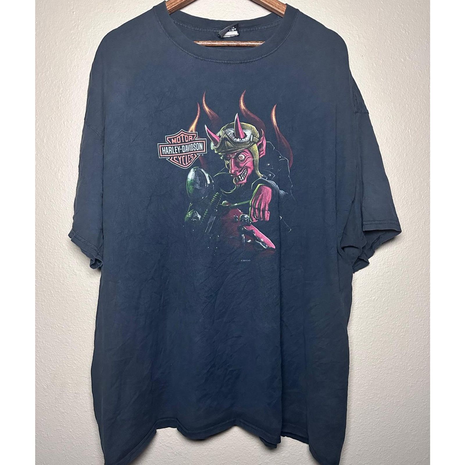 Harley Davidson 😈 Harley-Davidson “Devil Rider” Tee – Size 3XL Size US XXL / EU 58 / 5 - 2 Thumbnail