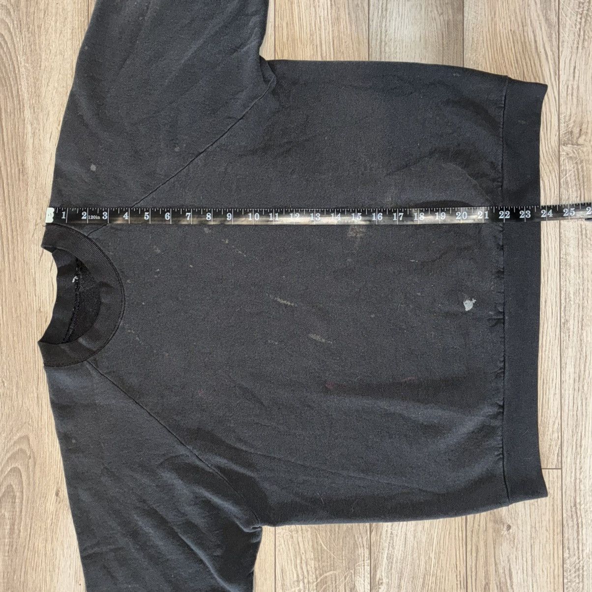 Other 80s blank Black crewneck sweatshirt distressed Size US M / EU 48-50 / 2 - 4 Thumbnail