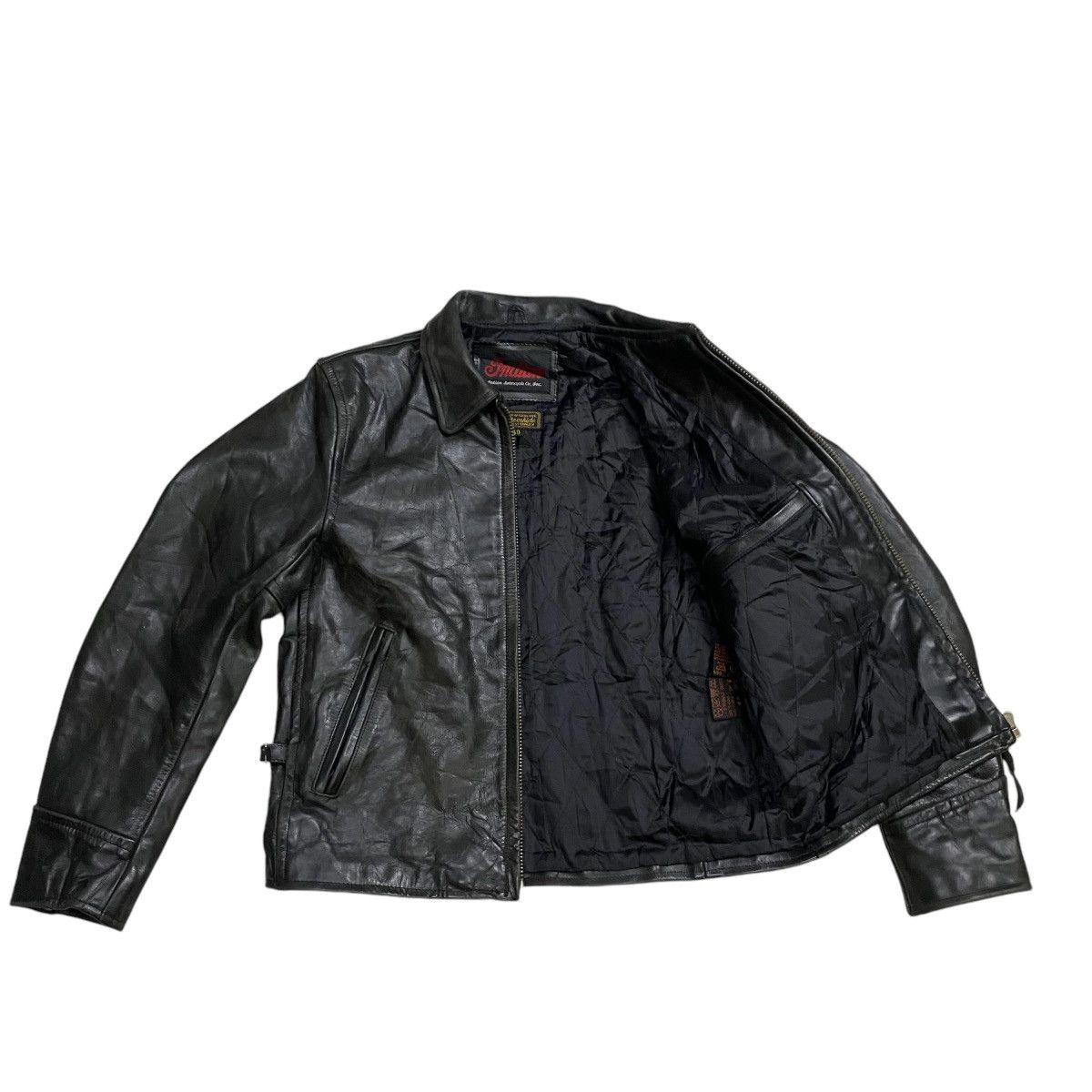 Genuine Leather Vintage Patina Indian Motocycle Inc leather jacket Size US M / EU 48-50 / 2 - 7 Thumbnail