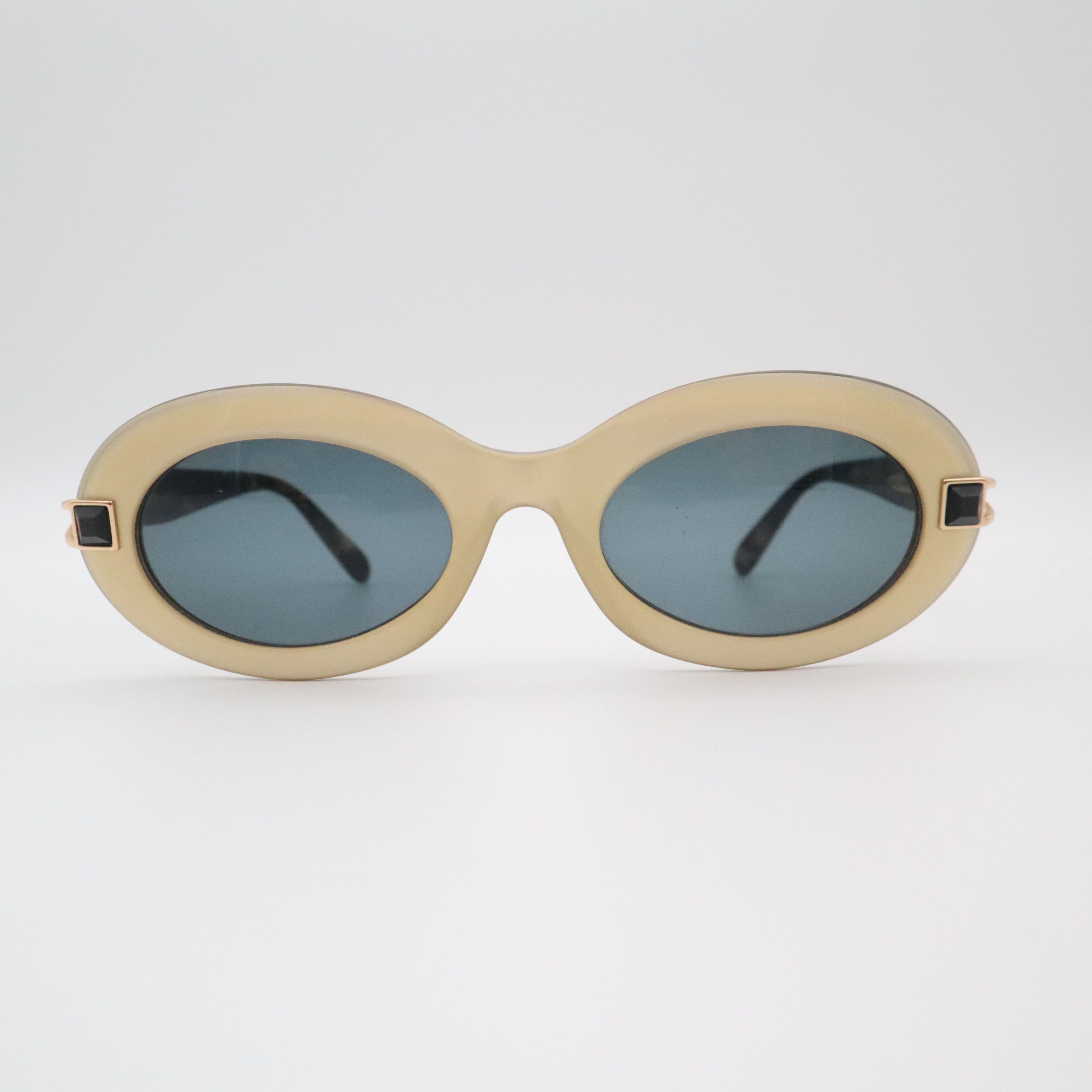 Vintage Vintage Swarovski Sunglasses with Black Swarovski Stones Size ONE SIZE - 3 Thumbnail