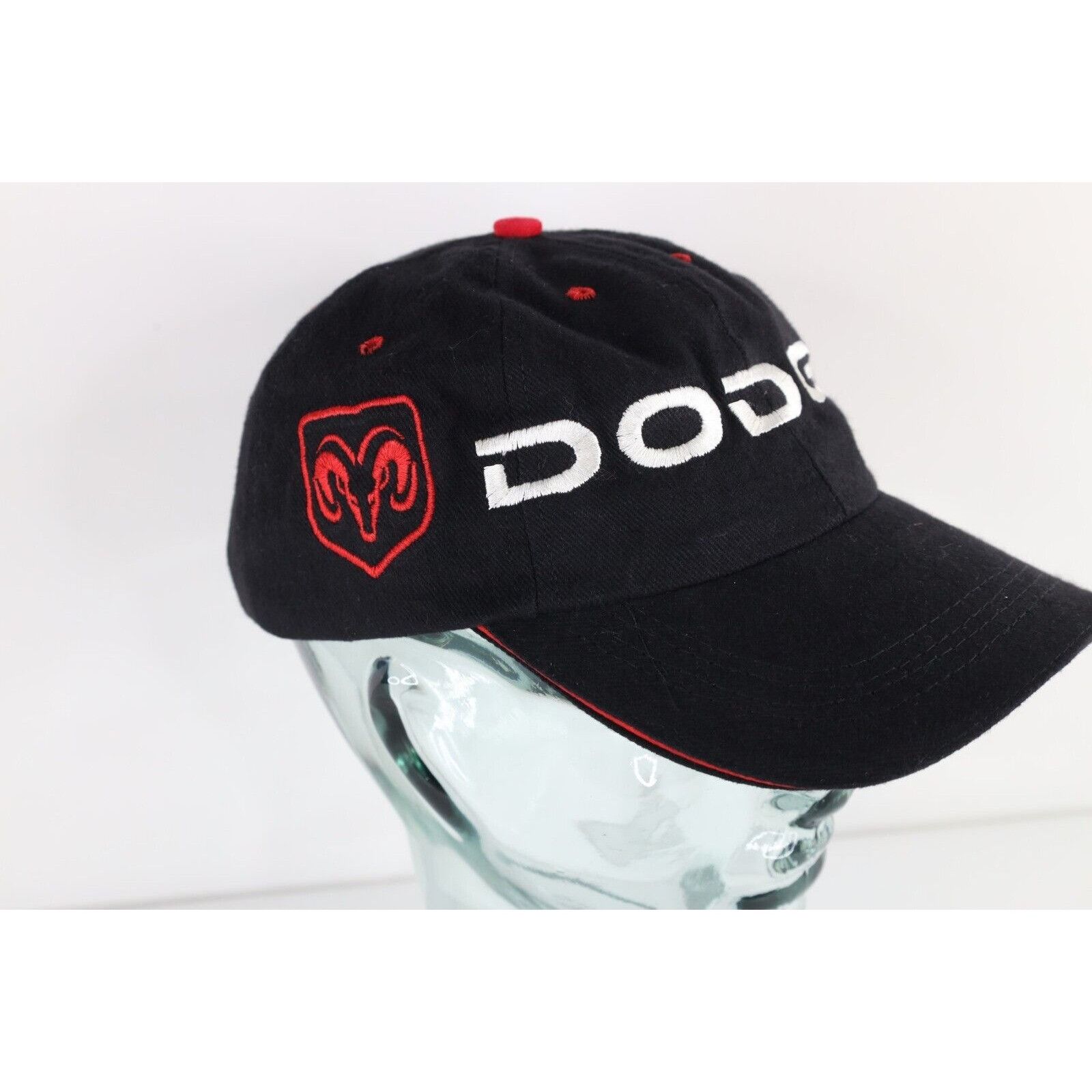 NASCAR × Vintage Vintage 90s NASCAR Spell Out Dodge Car Racing Strapback Hat Size ONE SIZE - 3 Thumbnail