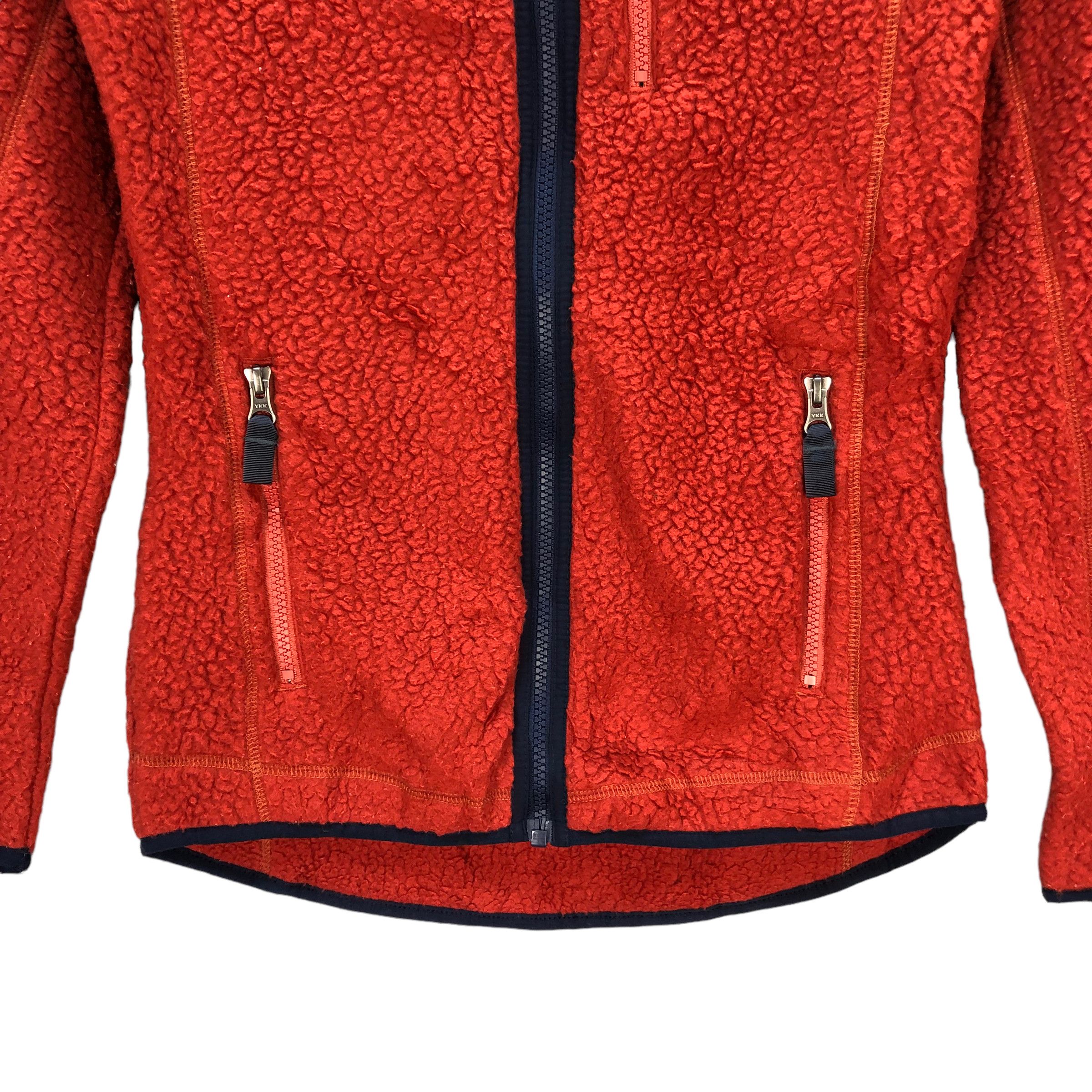 Patagonia PATAGONIA DEEP PILE ORANGE FLEECE HOODIE JACKET #7339-130 Size XS / US 0-2 / IT 36-38 - 4 Thumbnail
