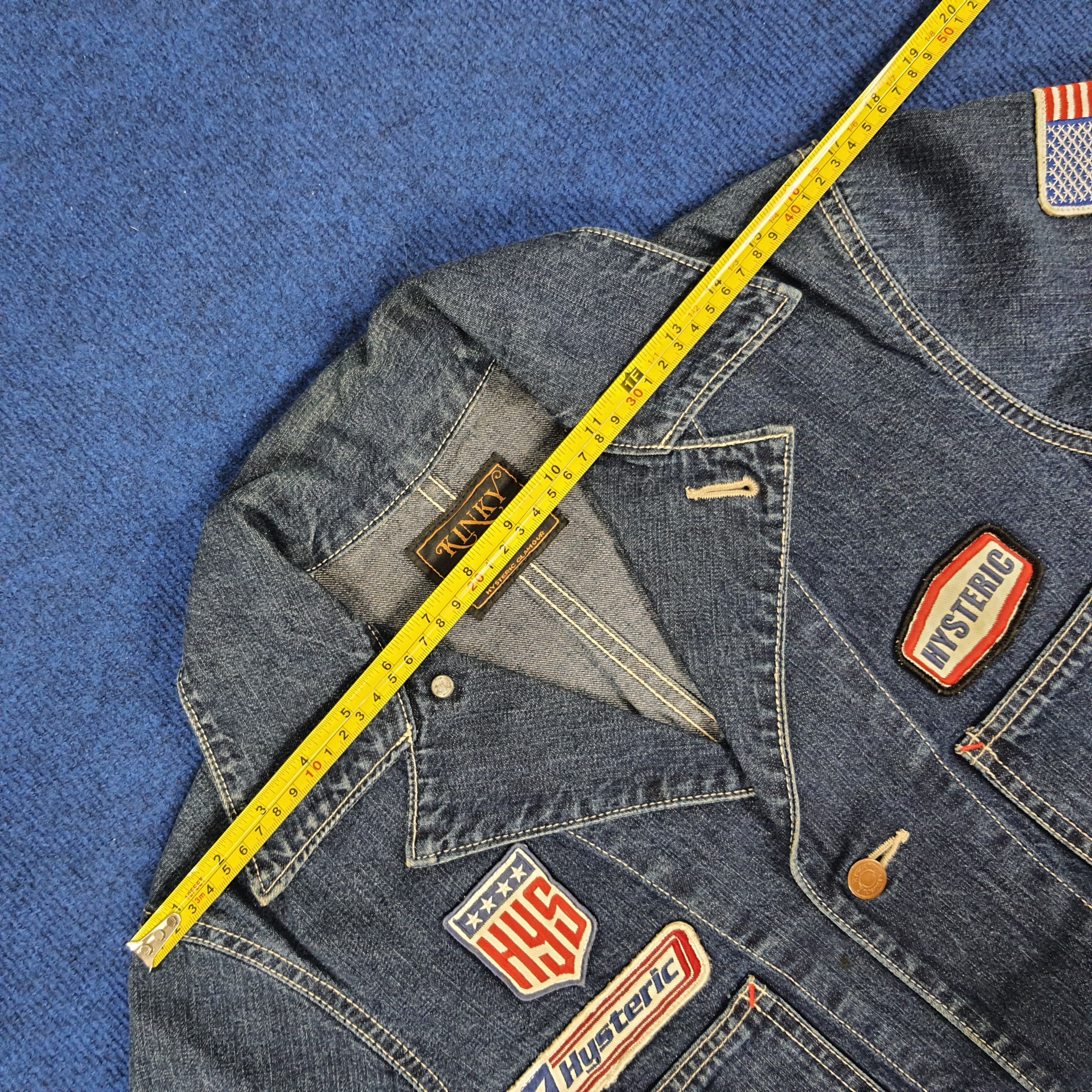 Hysteric Glamour Vintage Hysteric Glamour Patches Japan Denim Jacket C129N14 Size US S / EU 44-46 / 1 - 10 Thumbnail