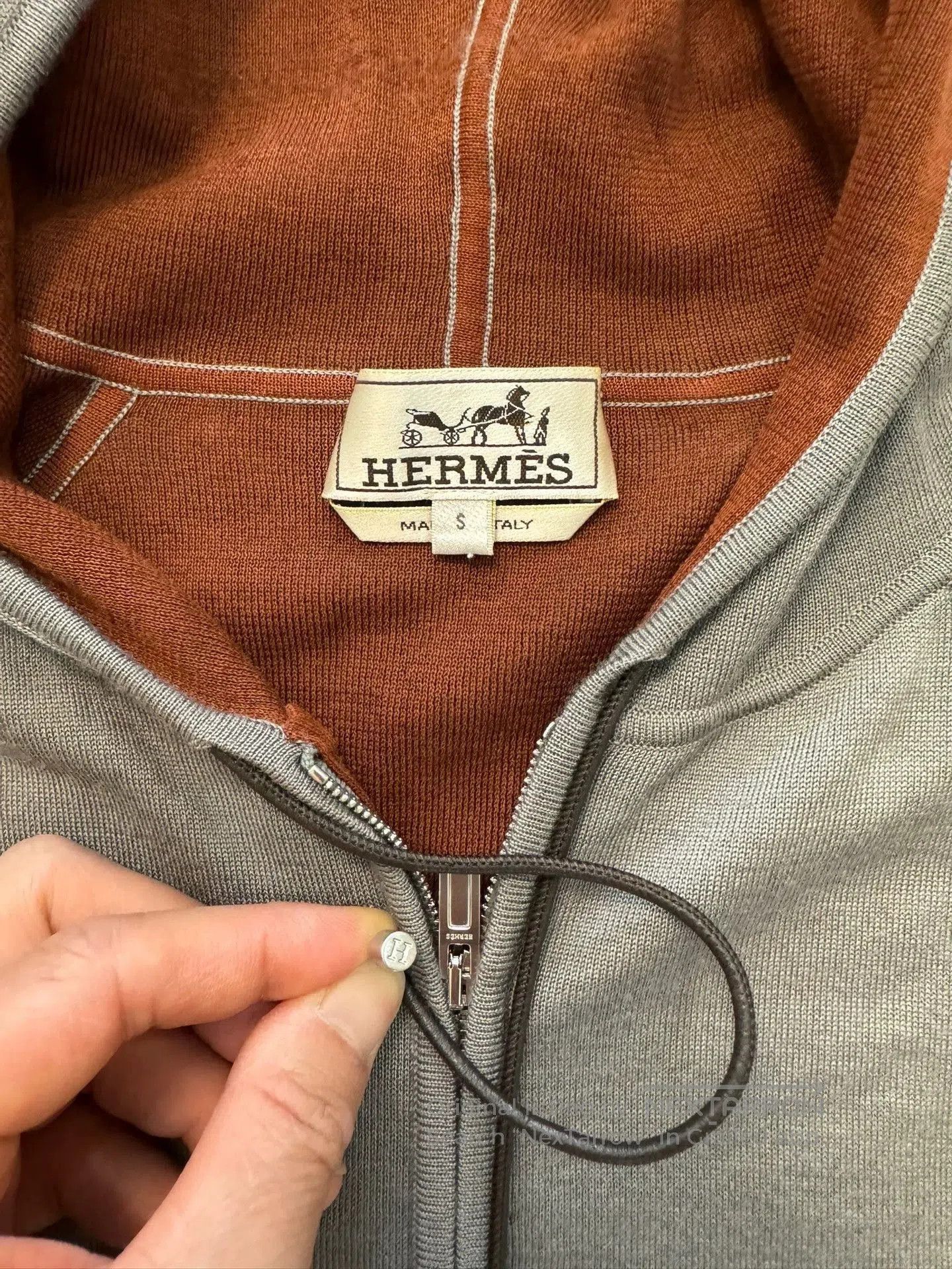 Hermes Multi Color Zip-Up Hoodie, Size S. Size US S / EU 44-46 / 1 - 3 Thumbnail