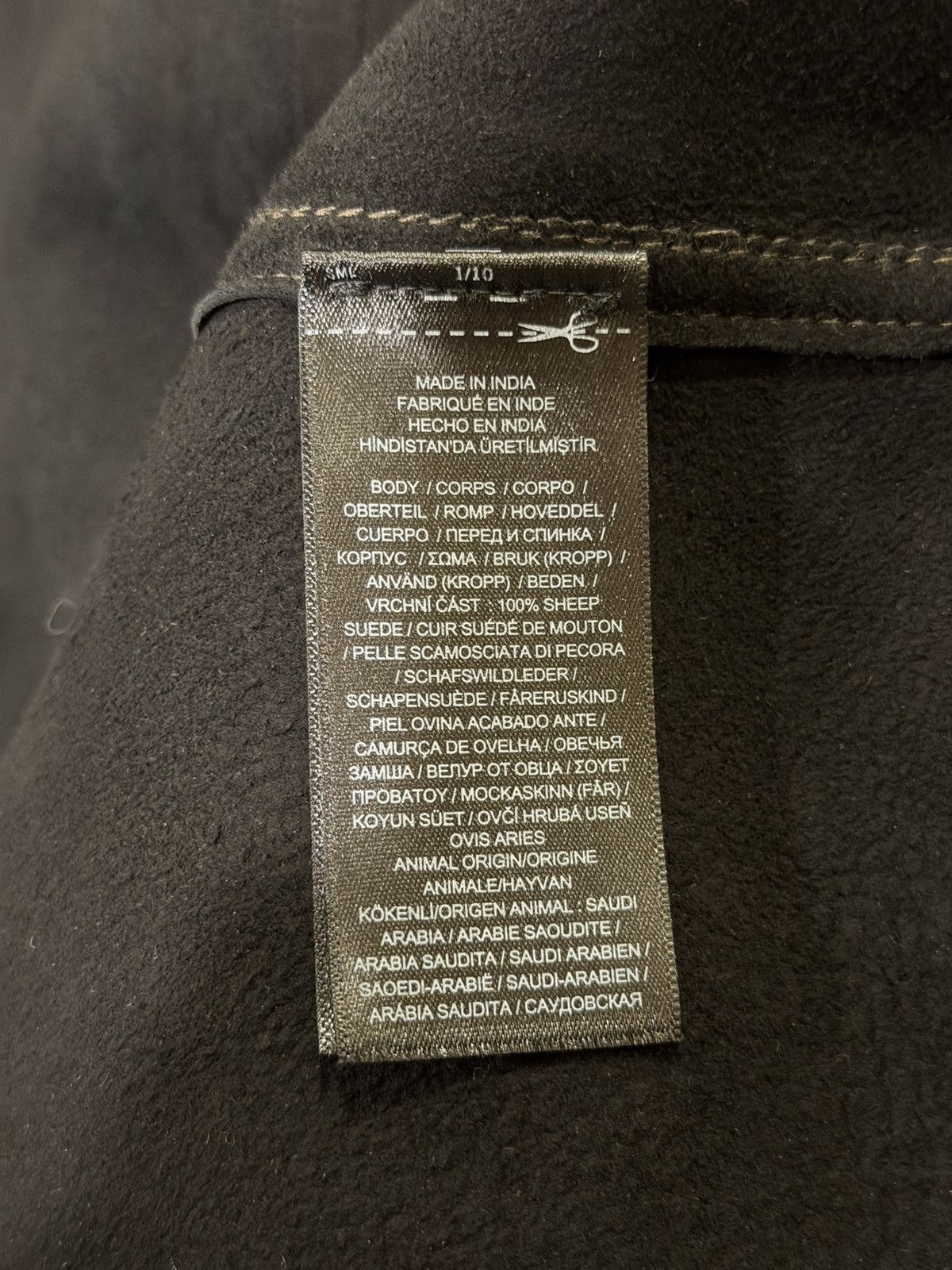 RRL Ralph Lauren RRL Ralph Lauren Roughout Sheep Suede Leather Workshirt Jack Size US XXL / EU 58 / 5 - 18 Thumbnail