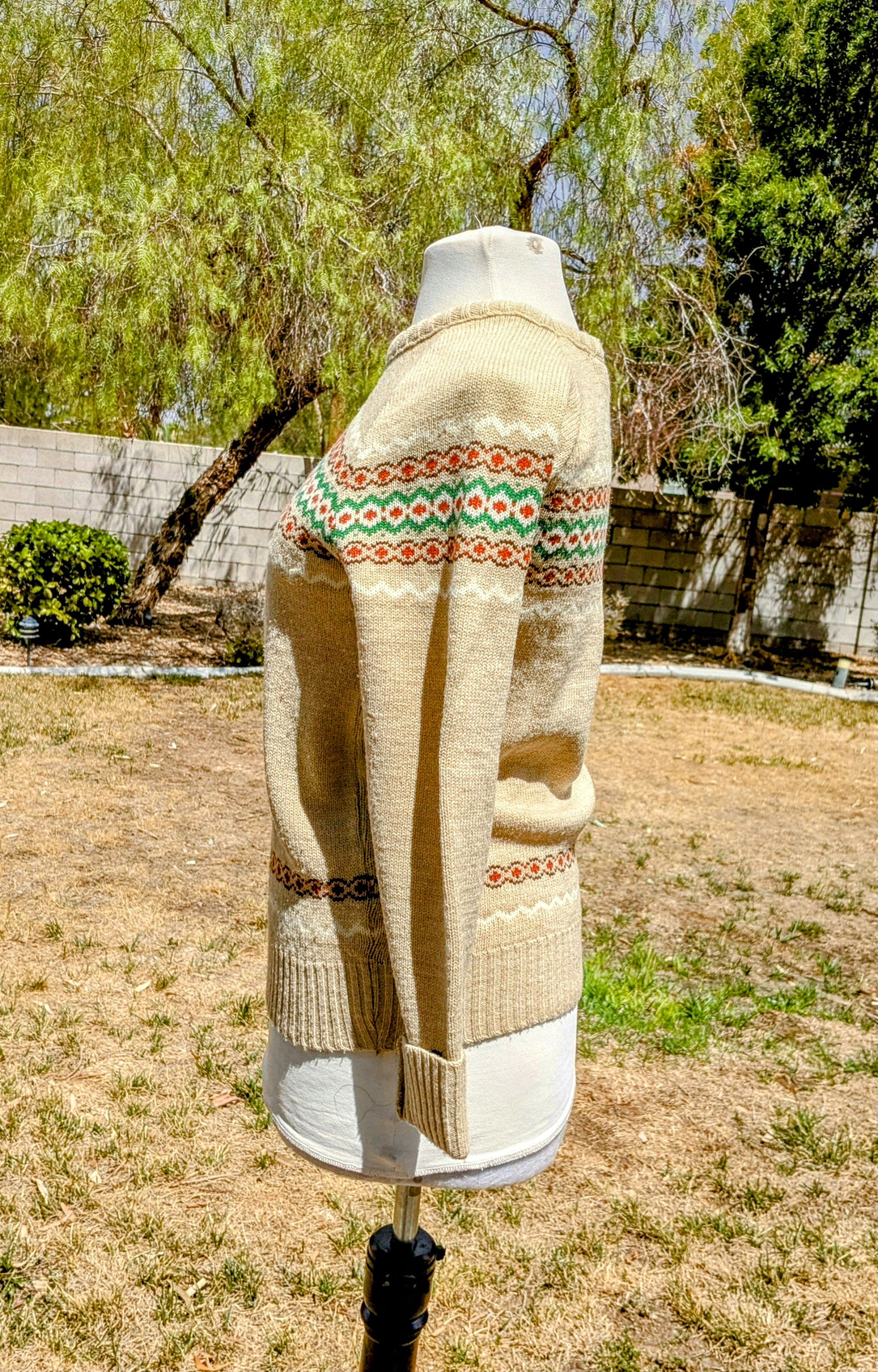 Sears Sears The Fashion Place Sweater Wool Blend Nordic Knit VTG Size S / US 4 / IT 40 - 2 Thumbnail