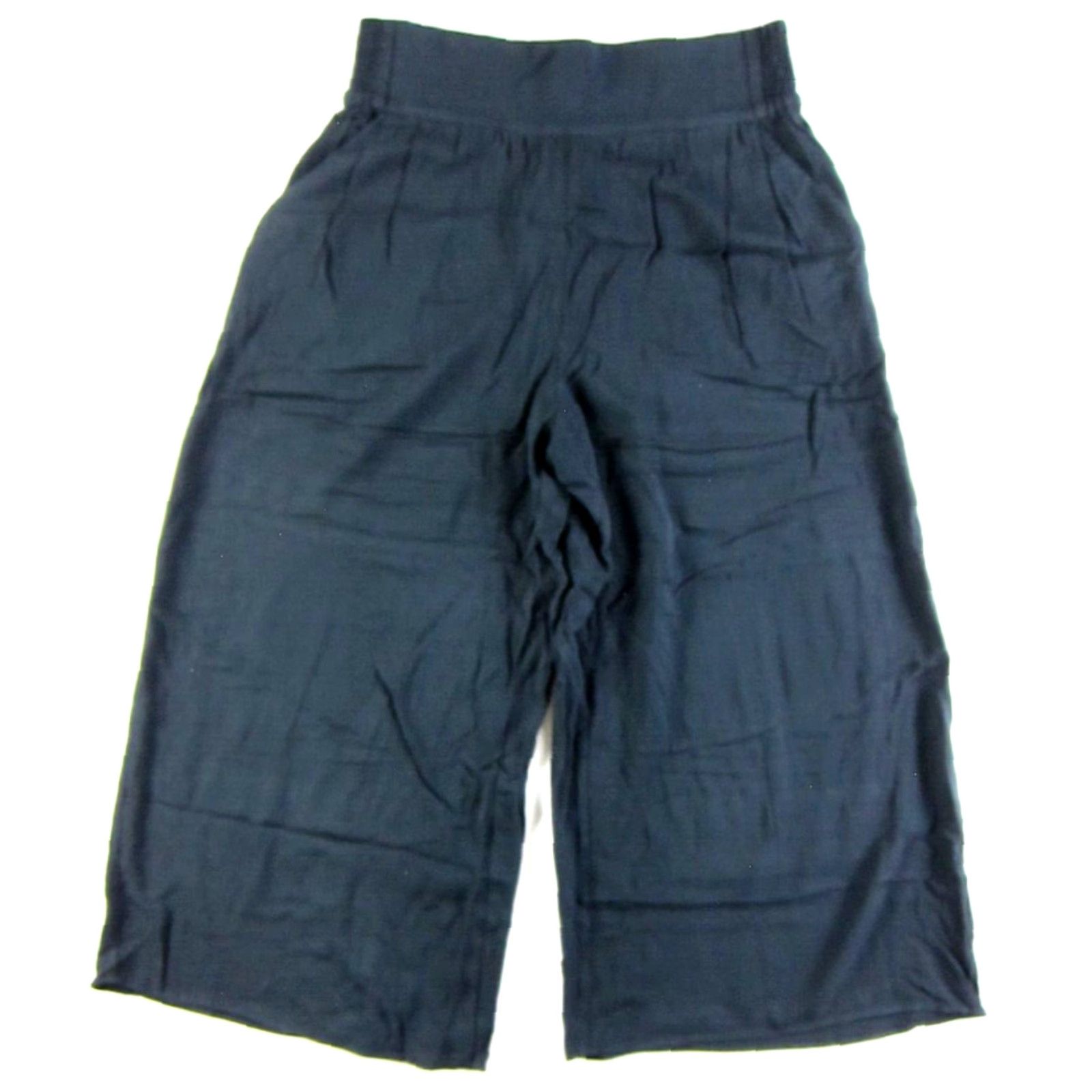 Industrie NWT Industry Republic Clothing Slate Blue Pocket High Rise Wide Leg Capri Pant L Size 36" / US 14 / IT 50 - 2 Thumbnail