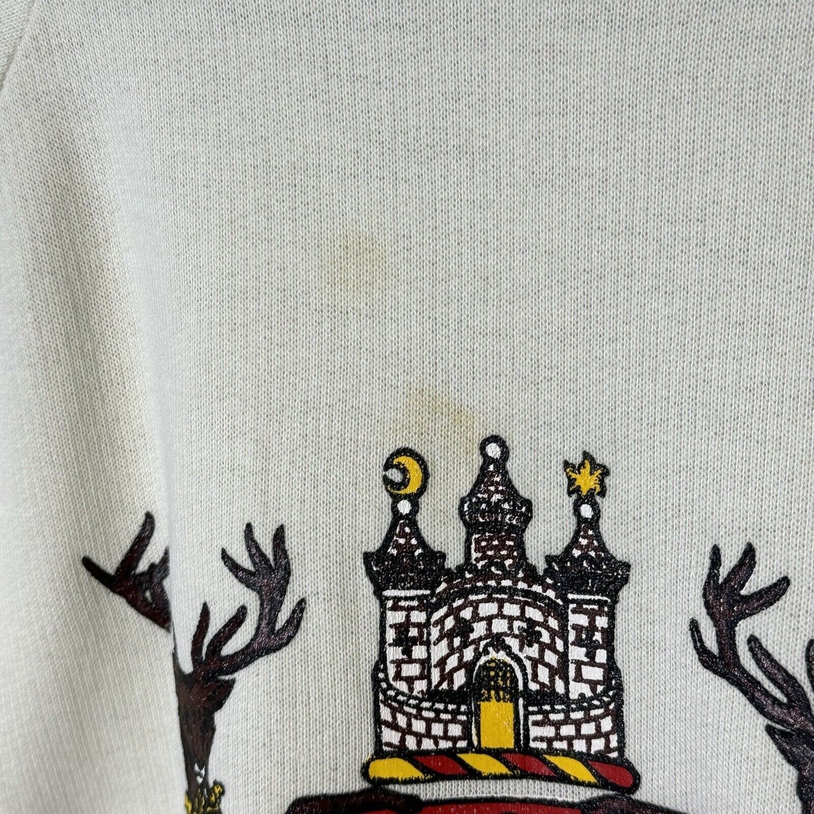 Vintage Vintage Nottingham Sweatshirt Mens XL White Crew Neck London Size US XL / EU 56 / 4 - 6 Thumbnail