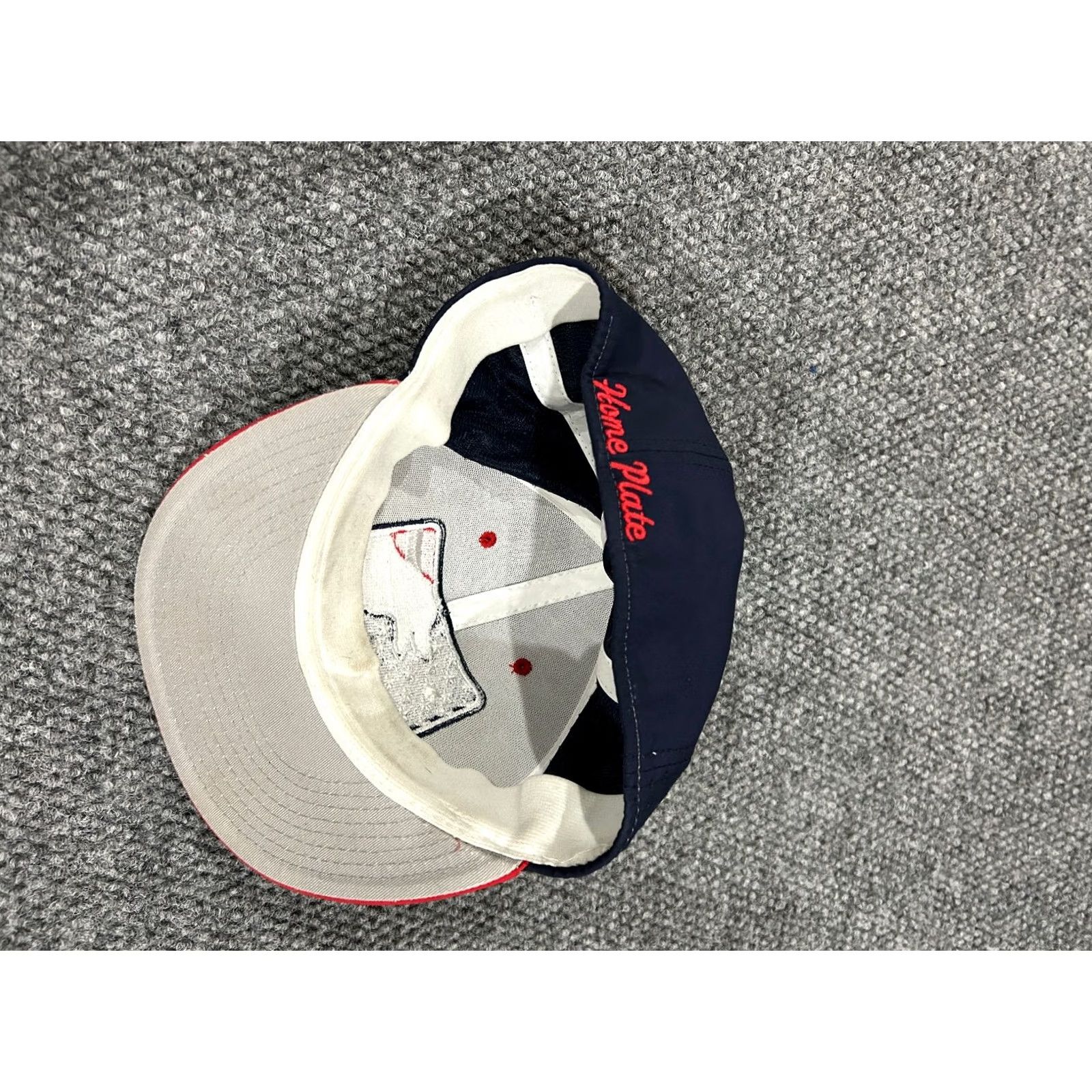 MLB The Game MLB Baseball Cap Mens One Size Adjustable Blue White Red American Flag Logo Beach Casual Sports Hats Size ONE SIZE - 6 Thumbnail