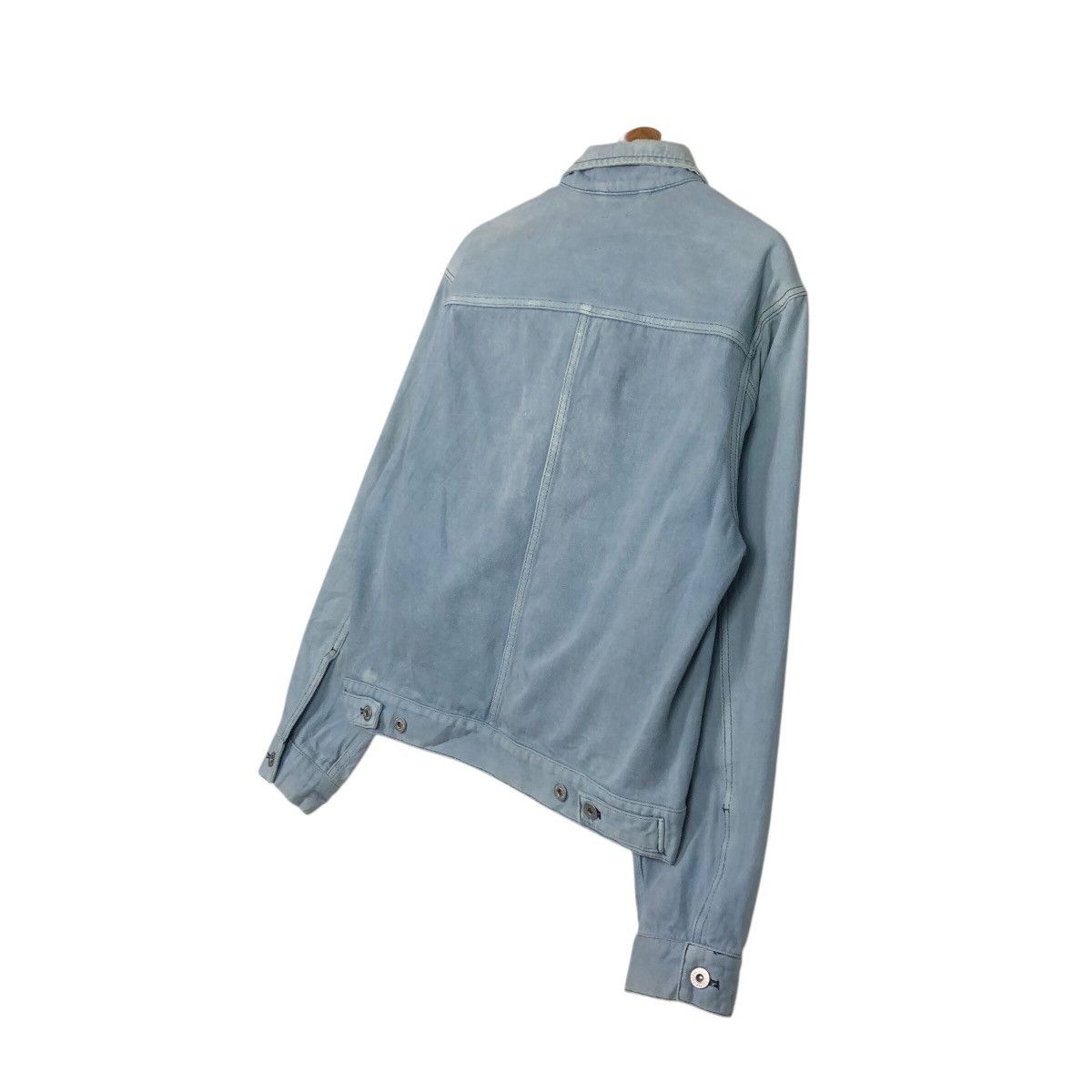 Japanese Brand × Vintage 📌Vintage Trucker Denim Jacket H&M Biker Issey Miyake Size US M / EU 48-50 / 2 - 11 Thumbnail