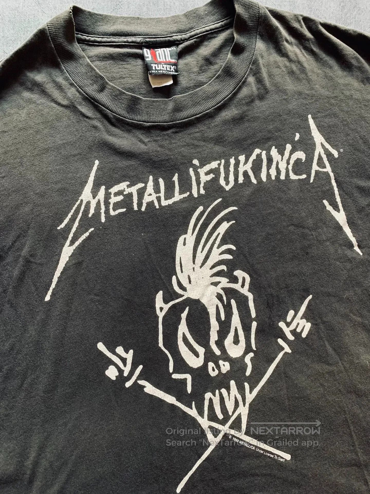 Vintage Vintage Metallica Graphic Print Tee. Size US XL / EU 56 / 4 - 3 Thumbnail