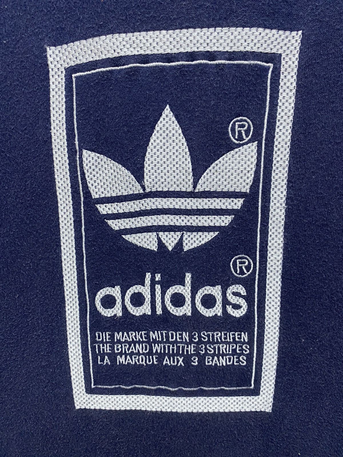 Adidas Vintage Adidas 90s Trefoil Oversized Sweatshirt Blue 2XL Size US XXL / EU 58 / 5 - 6 Thumbnail