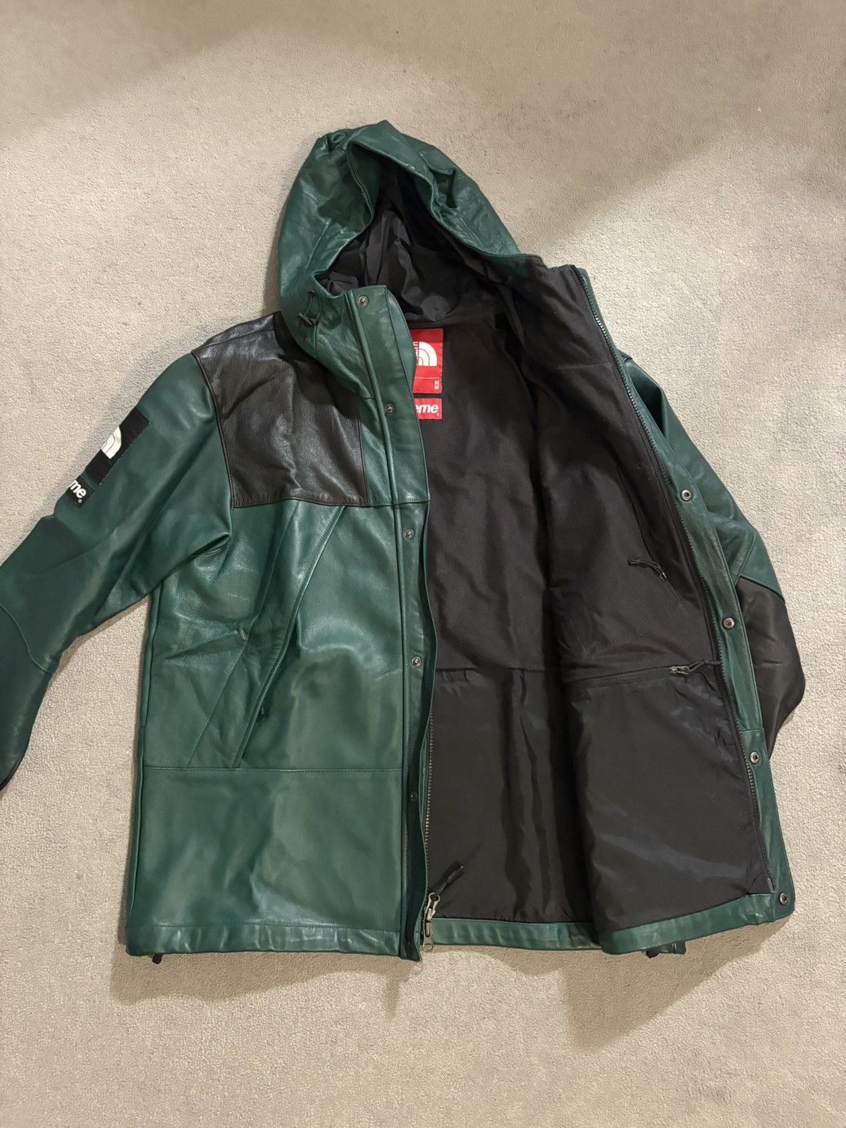 Supreme × The North Face Supreme x NorthFace Leather Mountain Parka Size US M / EU 48-50 / 2 - 4 Thumbnail