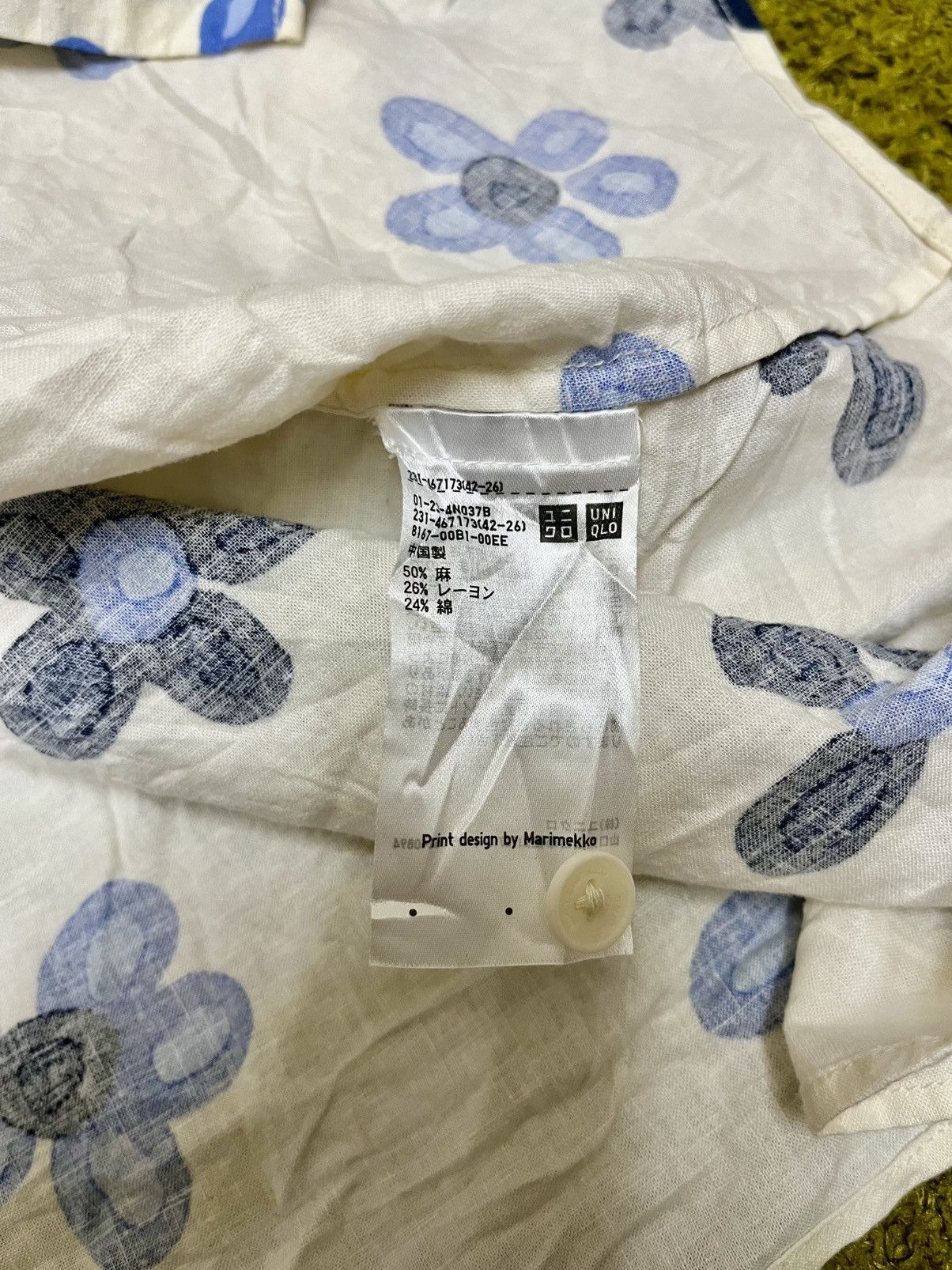 Marimekko Marimekko Uniqlo Button Shirt Size L / US 10 / IT 46 - 5 Thumbnail