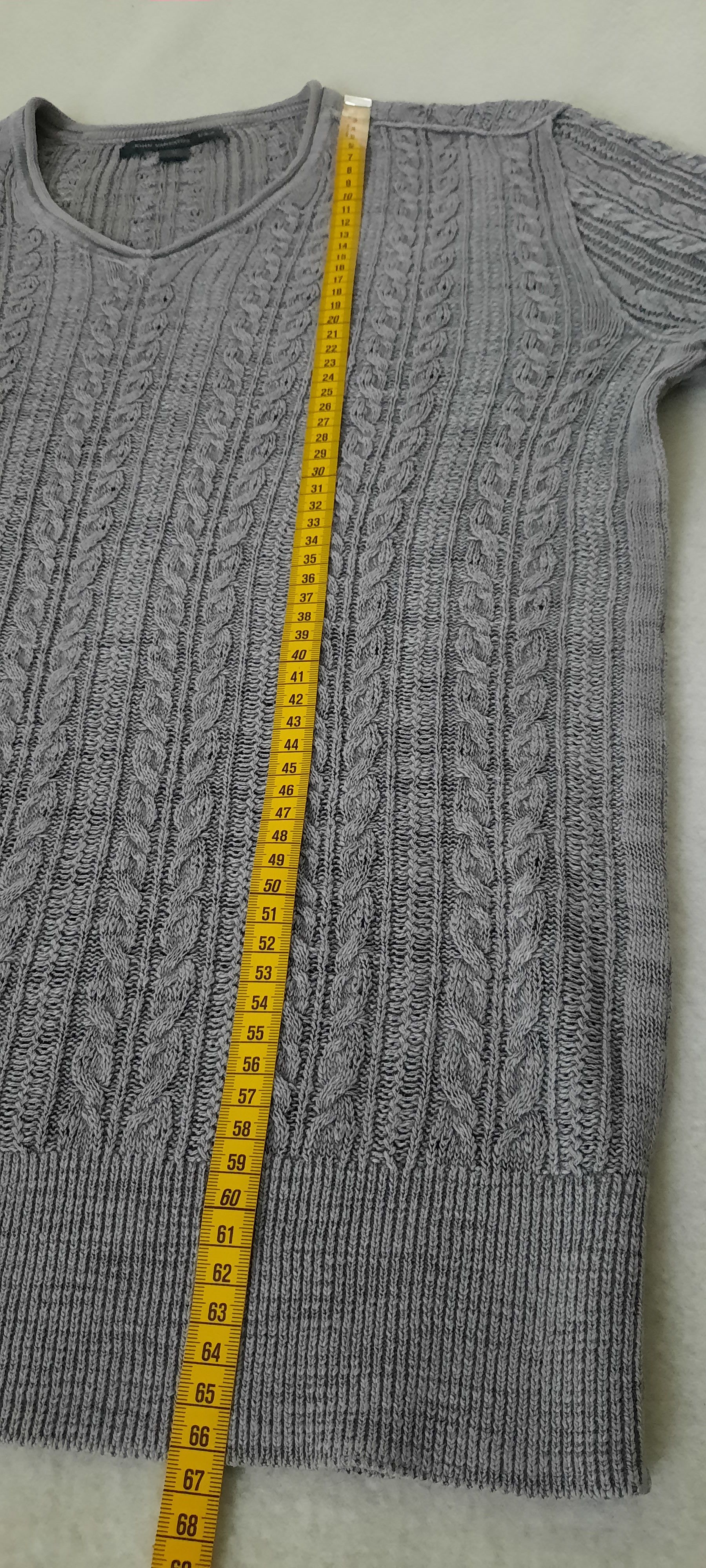 John Varvatos JOHN VARVATOS * U.S.A. Men's Sweater Gray Cotton Linen S Size US S / EU 44-46 / 1 - 13 Thumbnail