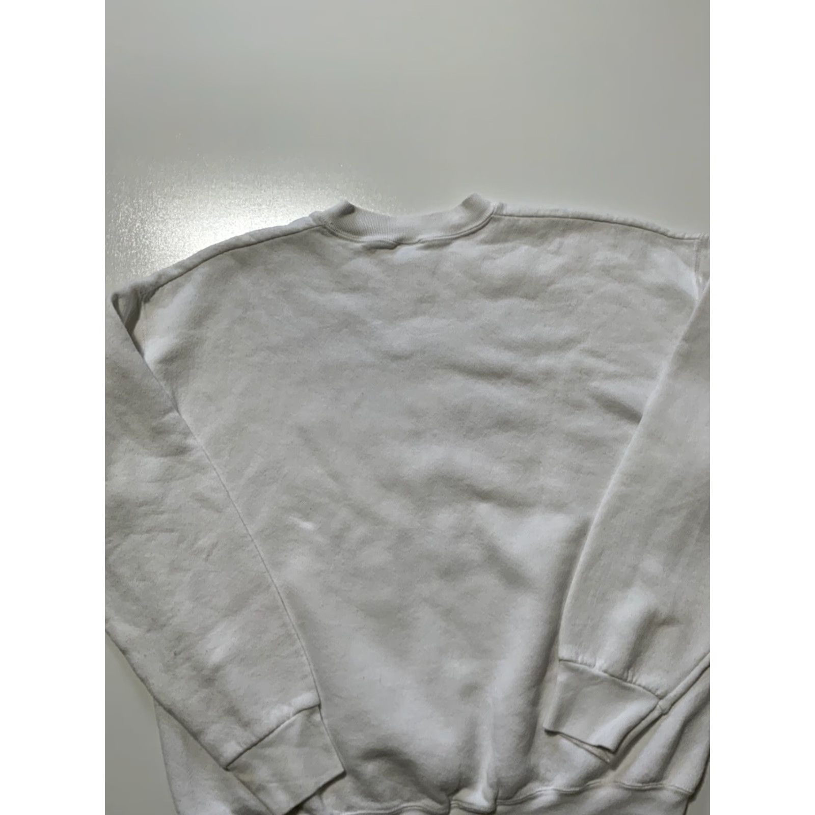 Fruit Of The Loom VINTAGE Fruit Of The Loom What Am I Doing Out Of Bed? Sweatshirt Crewneck Sz. L White Mens Pullover Size L Size US L / EU 52-54 / 3 - 4 Thumbnail