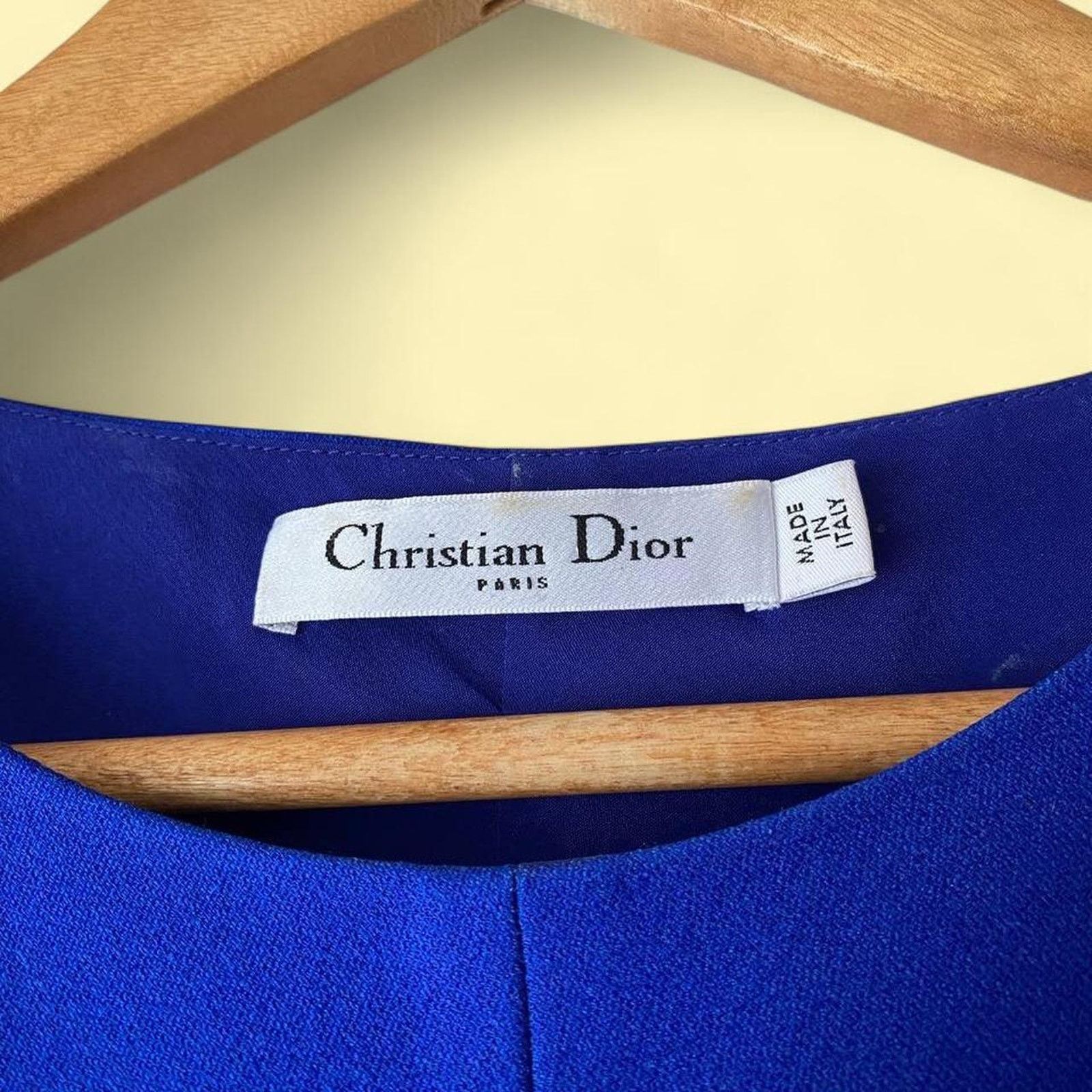 Dior Dior cobalt blue silk Size M / US 6-8 / IT 42-44 - 2 Thumbnail