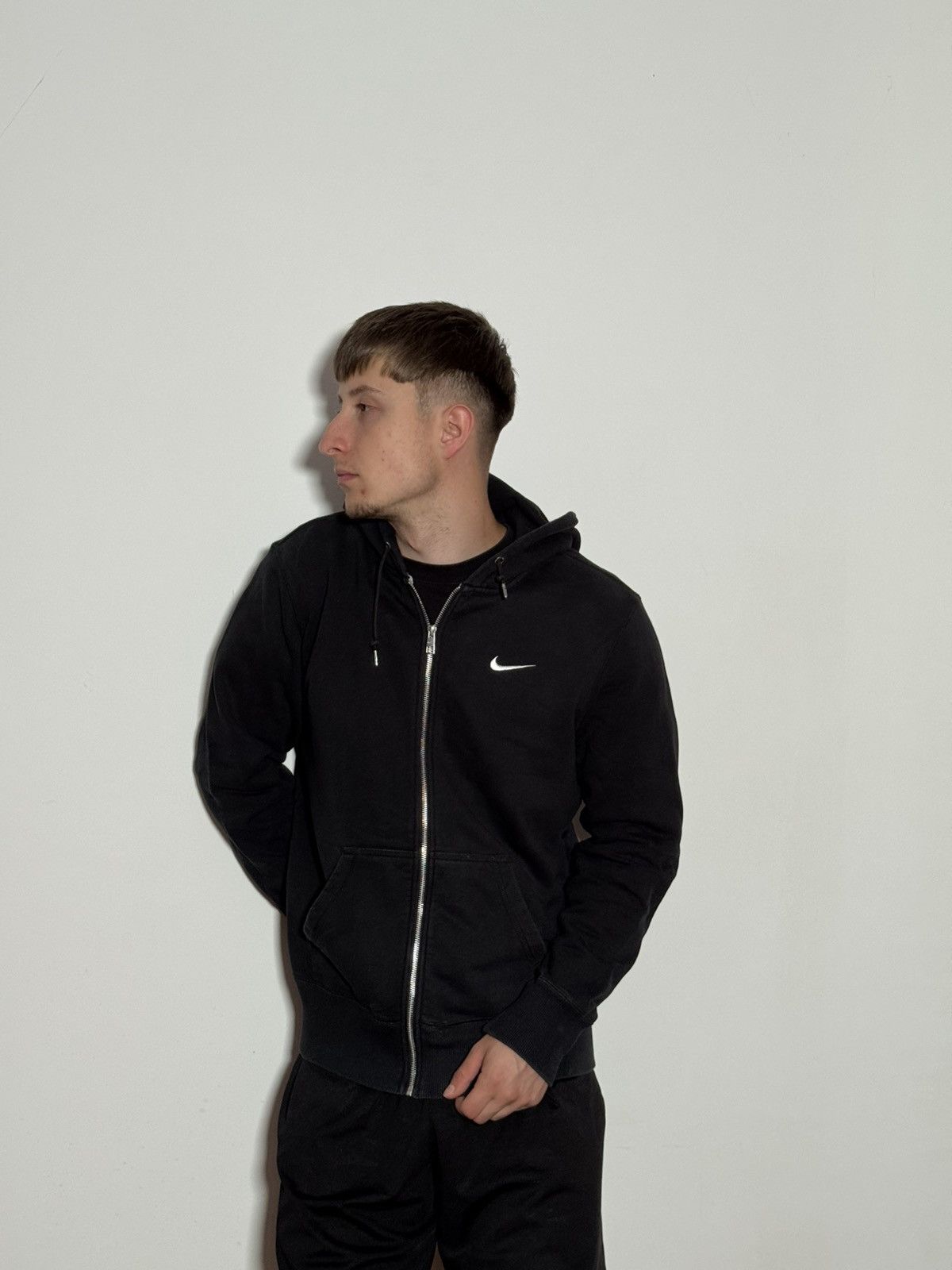 Nike Vintage Nike Zip up hoodie metal zip Size US L / EU 52-54 / 3 - 2 Thumbnail