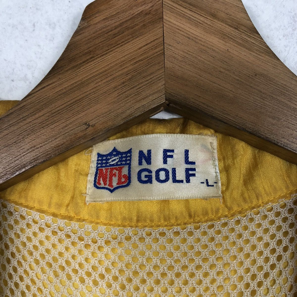 Japanese Brand × NFL × Vintage 📌Vintage Bomber Jacket Rich Yellow NFL Golf Size US L / EU 52-54 / 3 - 20 Thumbnail