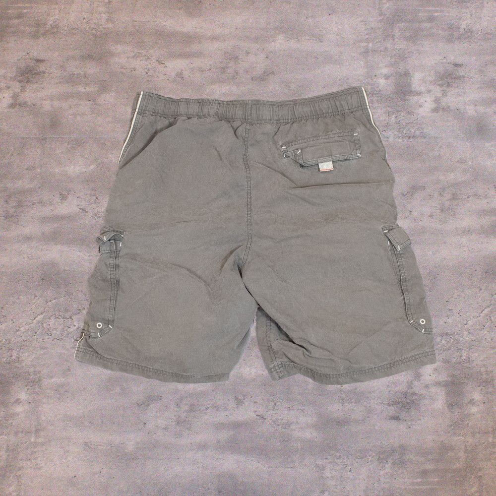 Vintage Y2K 2000's Gotcha Sport Charcoal Grey Baggy Shorts Size US 37 - 2 Thumbnail