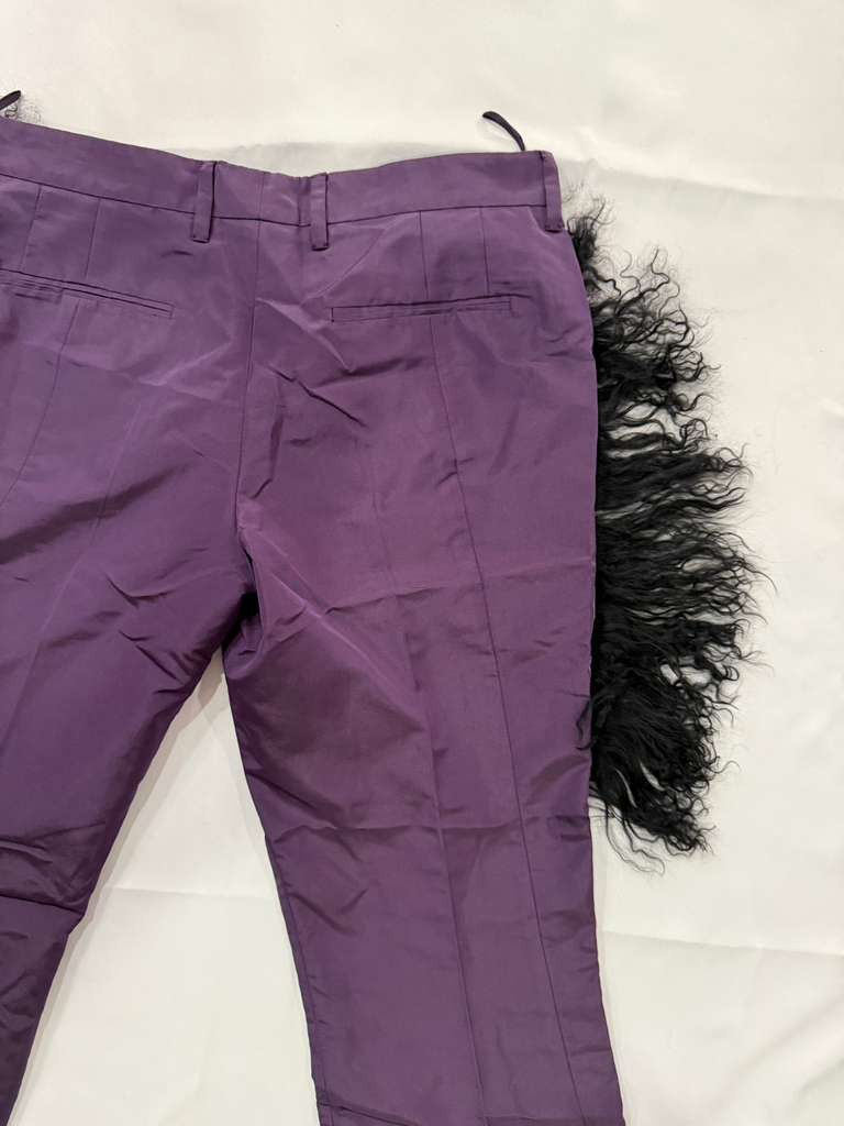 Other Purple pants with Real Mongolian fur Size US 32 / EU 48 - 7 Thumbnail