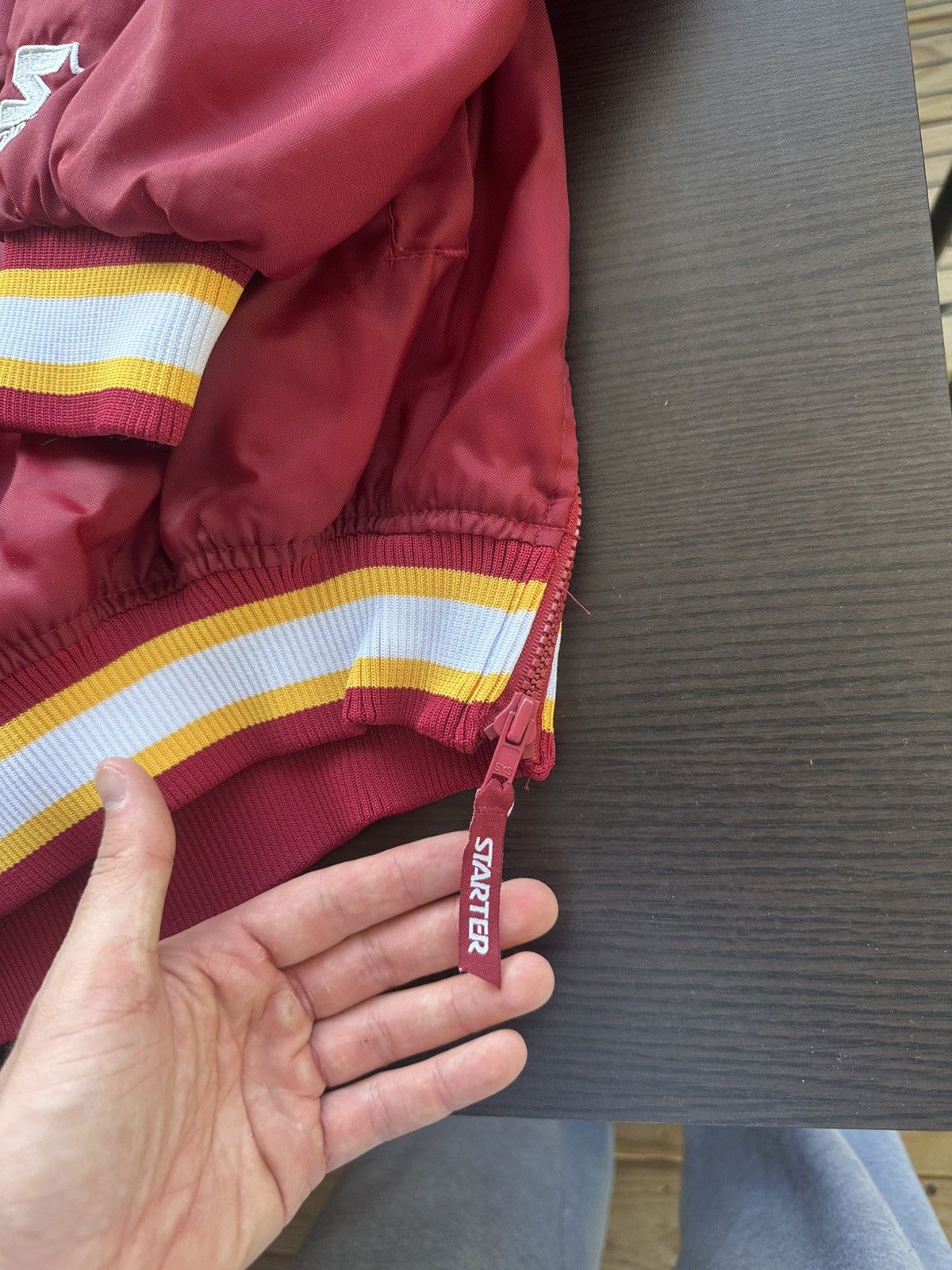 NCAA Florida State FSU Vintage Varsity Pullover Starter Jacket XL Size US XL / EU 56 / 4 - 3 Thumbnail