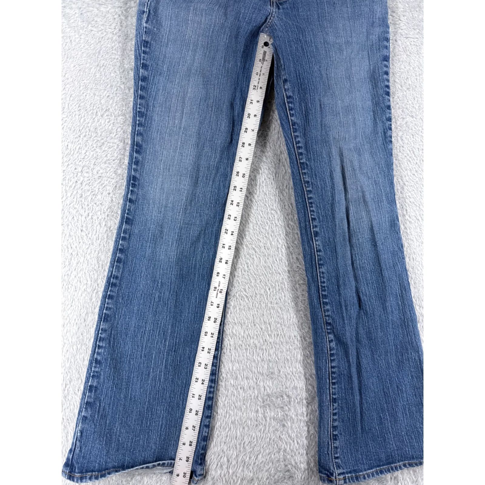 Eddie Bauer Eddie Bauer Jeans Womens 8 Blue Denim Bootcut Mid Rise 28x30 Cotton Jeans Shaping Size 30" / US 8 / IT 44 - 7 Thumbnail