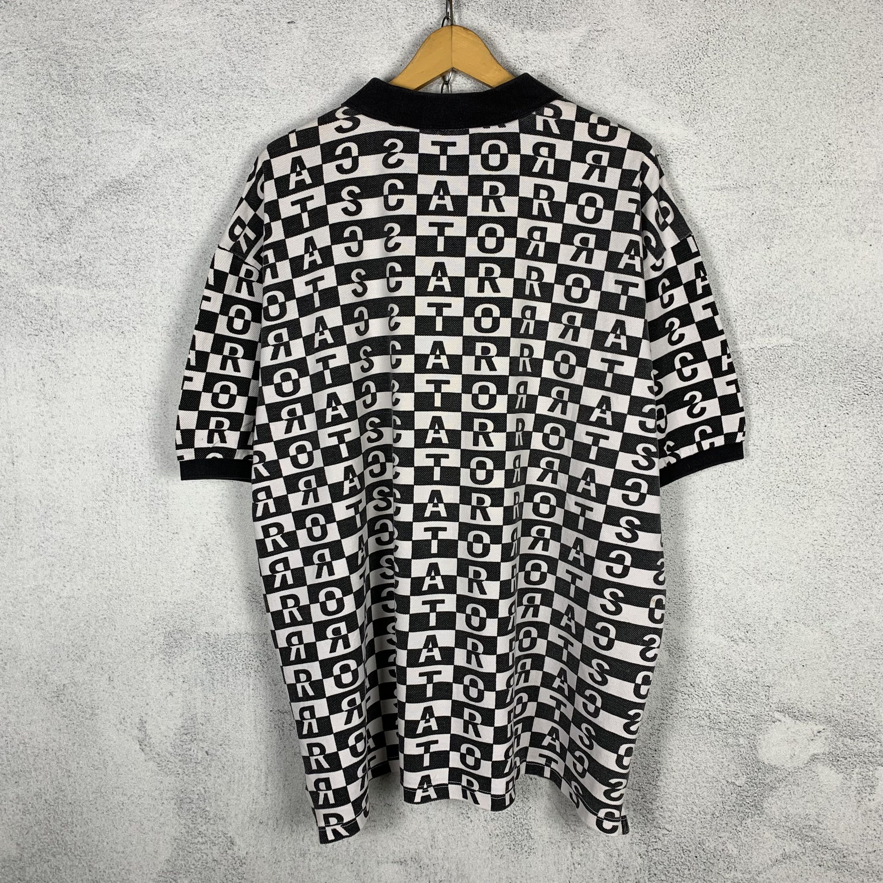 Carrots by Anwar Carrots Anwar Carrotts Checkered Polo Shirt Size US XXL / EU 58 / 5 - 2 Thumbnail