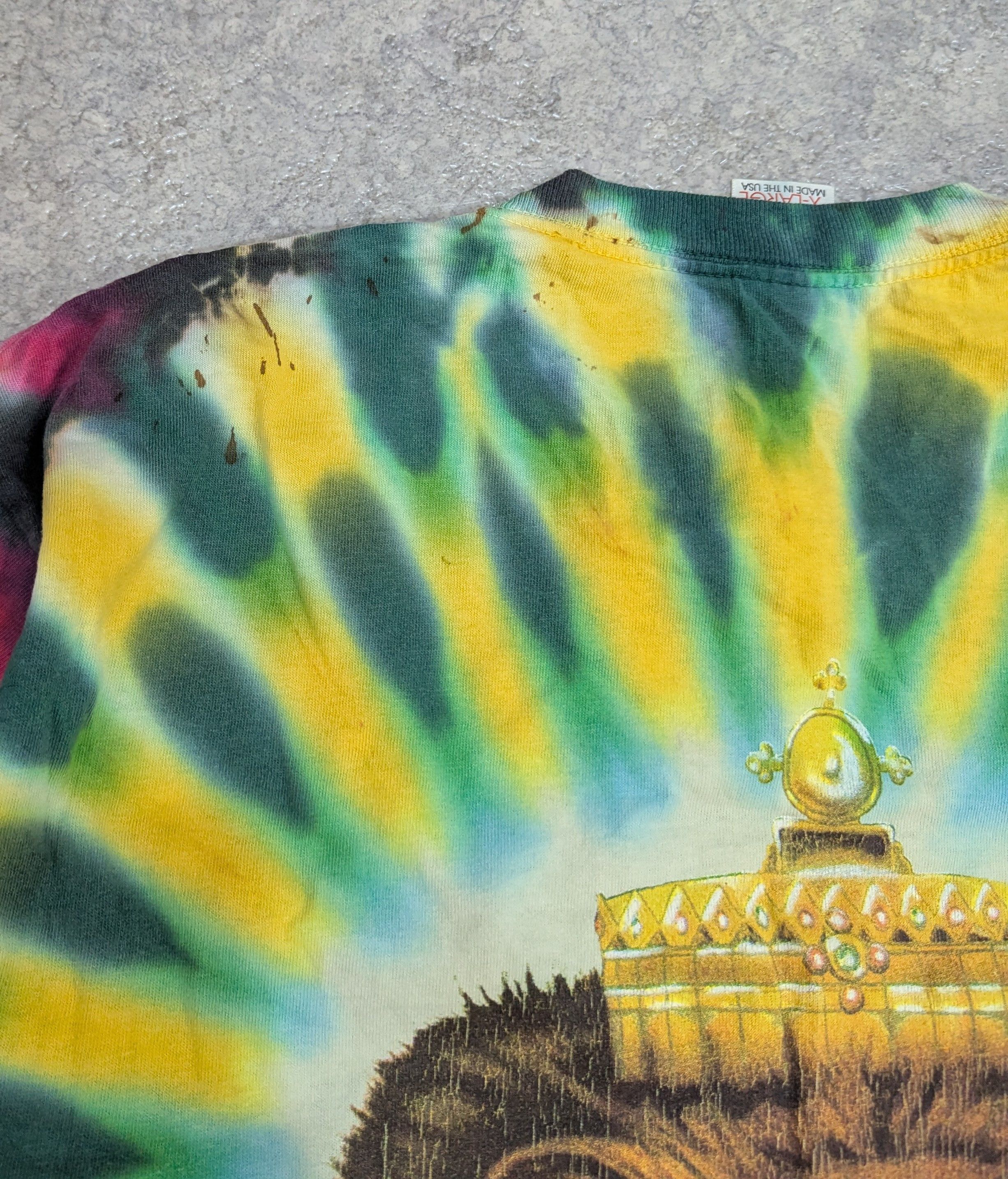 Bob Marley Single Stitch Tye Dye Bob Marley 90's Size US XL / EU 56 / 4 - 10 Thumbnail