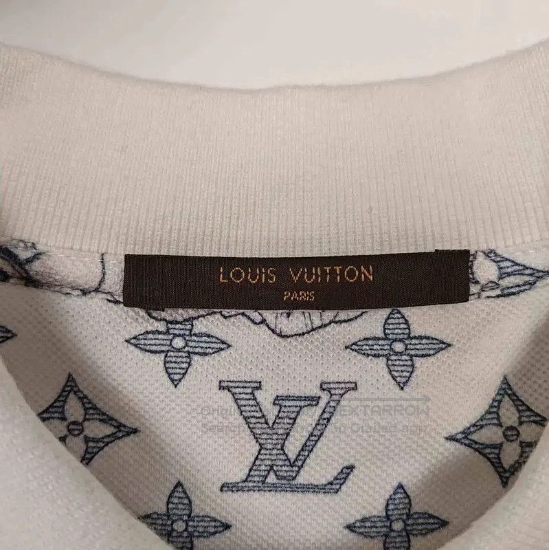 Louis Vuitton Louis Vuitton White Cotton Men's Polo Shirt . Size US S / EU 44-46 / 1 - 3 Thumbnail