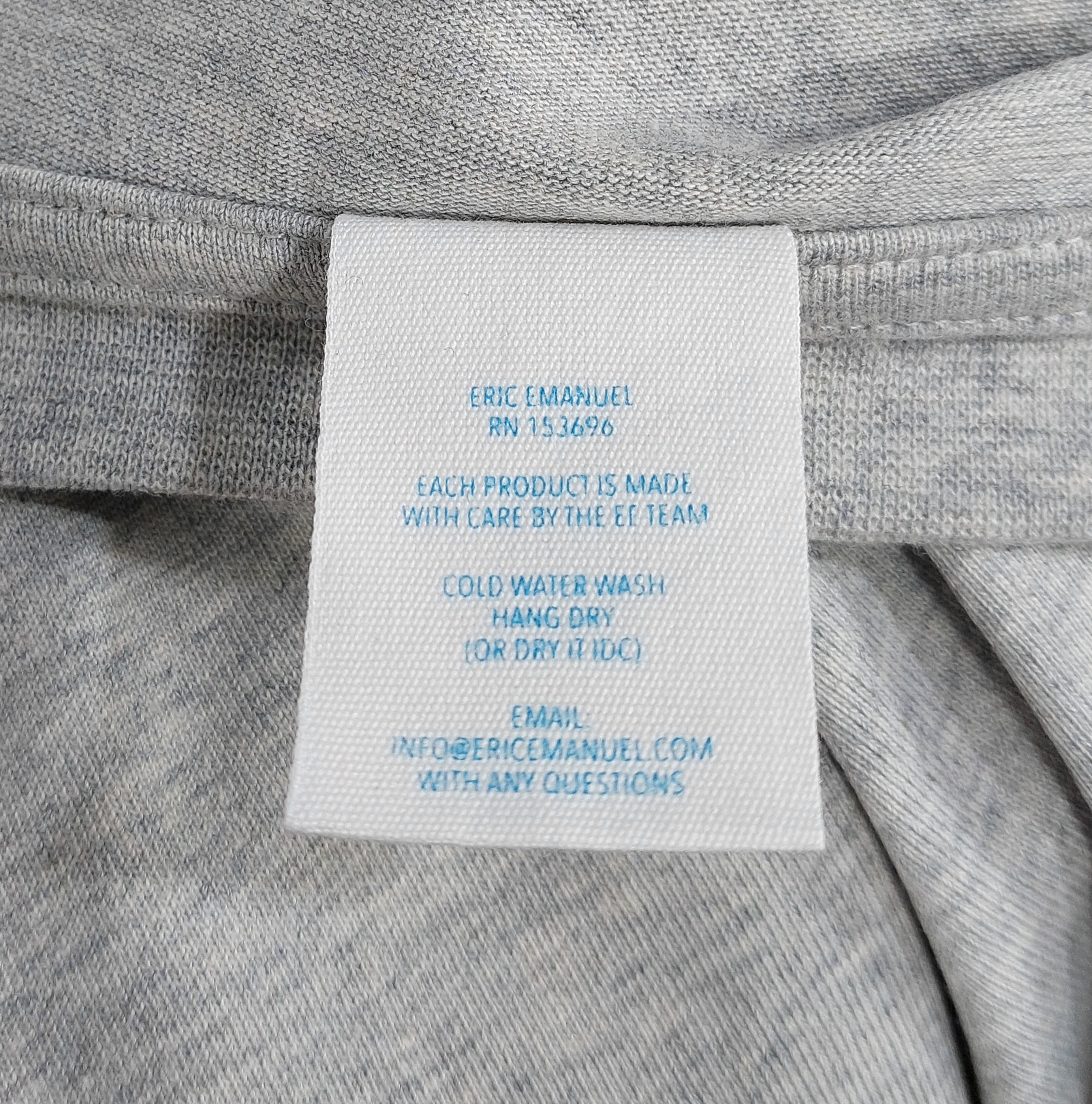 Eric Emanuel EE long sleeve tshirt - heather grey / white S Size US S / EU 44-46 / 1 - 4 Thumbnail