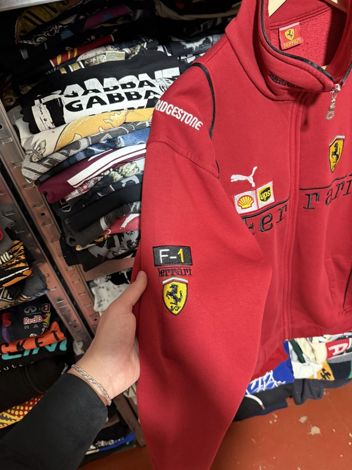 Formula 1 Rare Formula 1 F1 Puma Ferrari Full Zip Jacket Y2K Hype Size US L / EU 52-54 / 3 - 6 Thumbnail