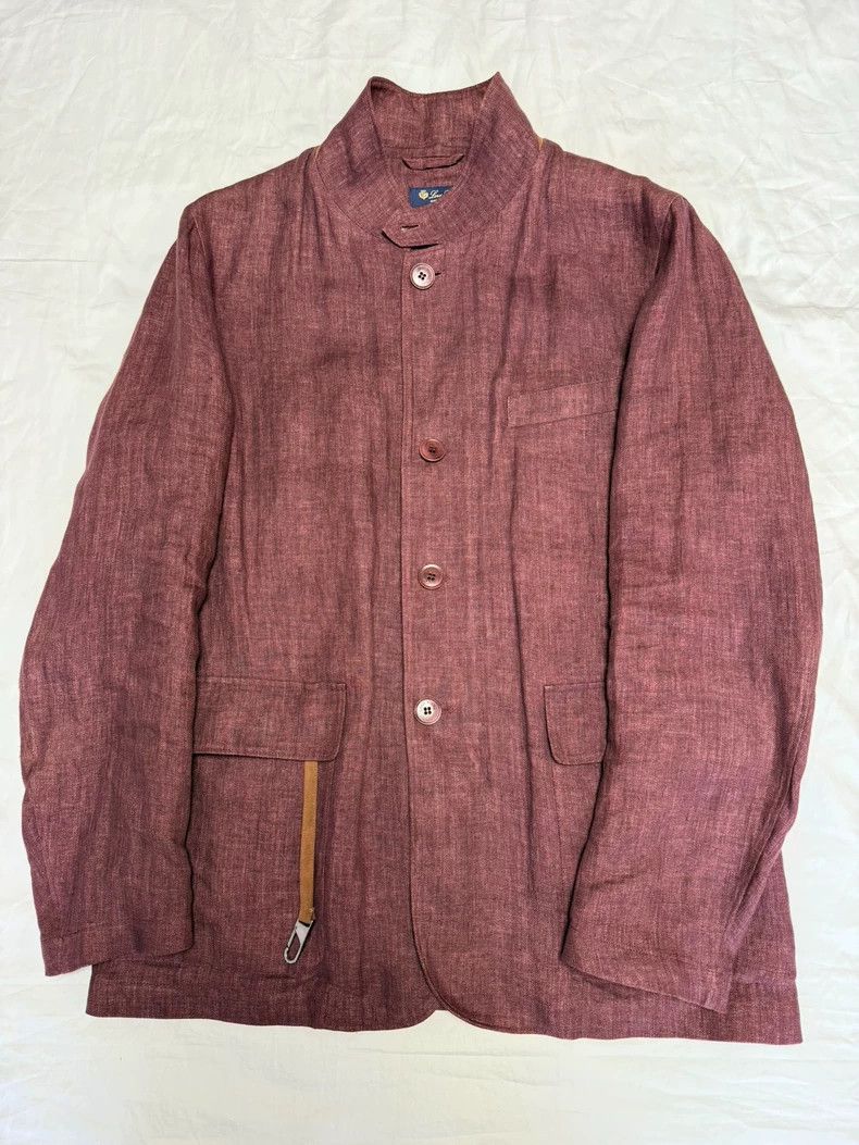 Loro Piana LORO PIANA Men's classic Roadster vintage linen coat Size US M / EU 48-50 / 2 - 2 Thumbnail