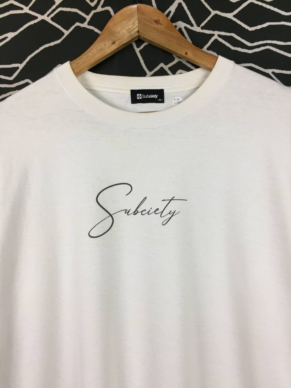 Japanese Brand Subciety Japanese Streetwear Script Logo Long Sleeve Tee Size US XL / EU 56 / 4 - 3 Thumbnail