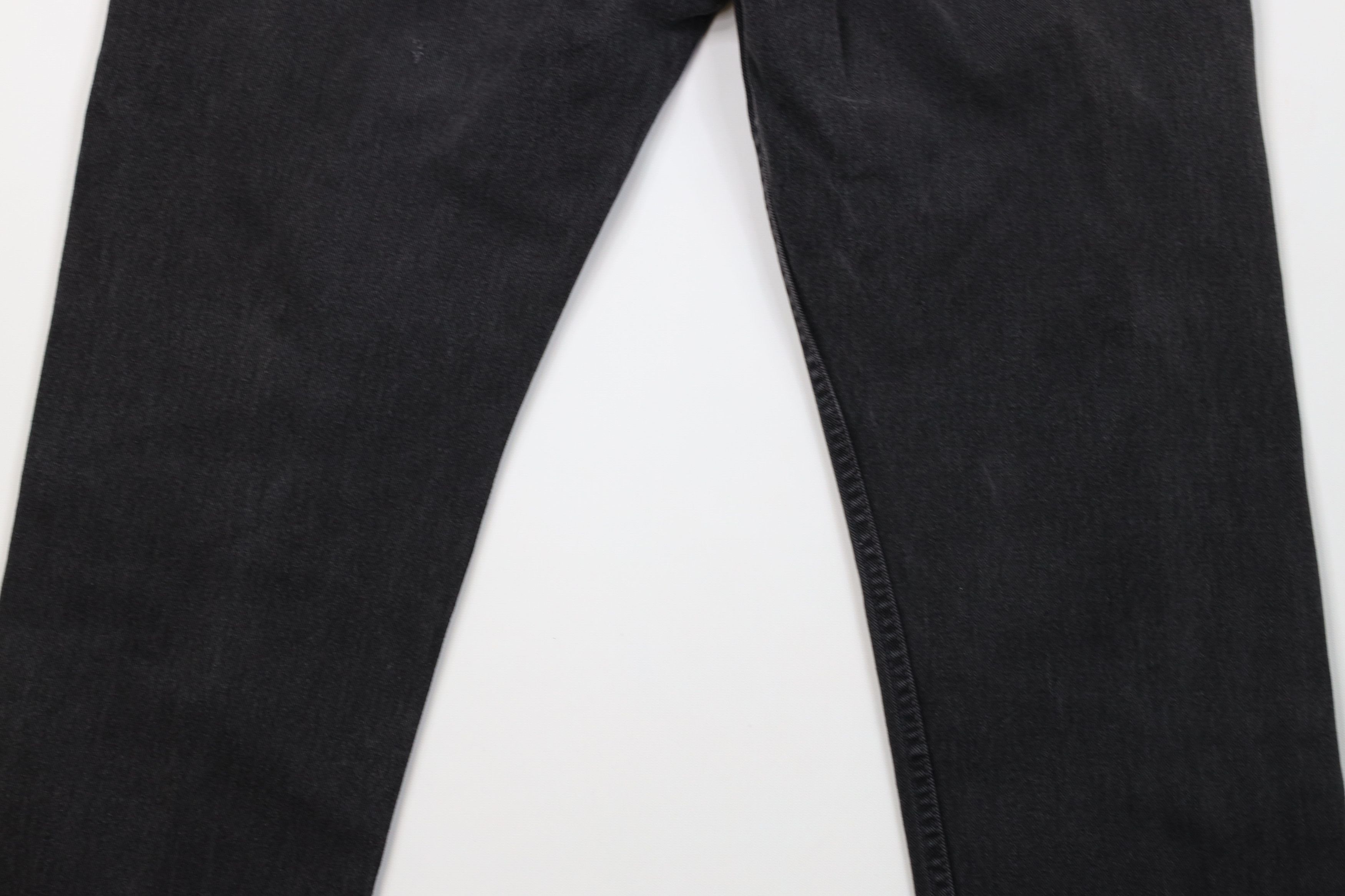 Levi's Vintage Y2K 2003 Levis 505 Regular Straight Leg Jeans Black Size US 38 / EU 54 - 12 Thumbnail