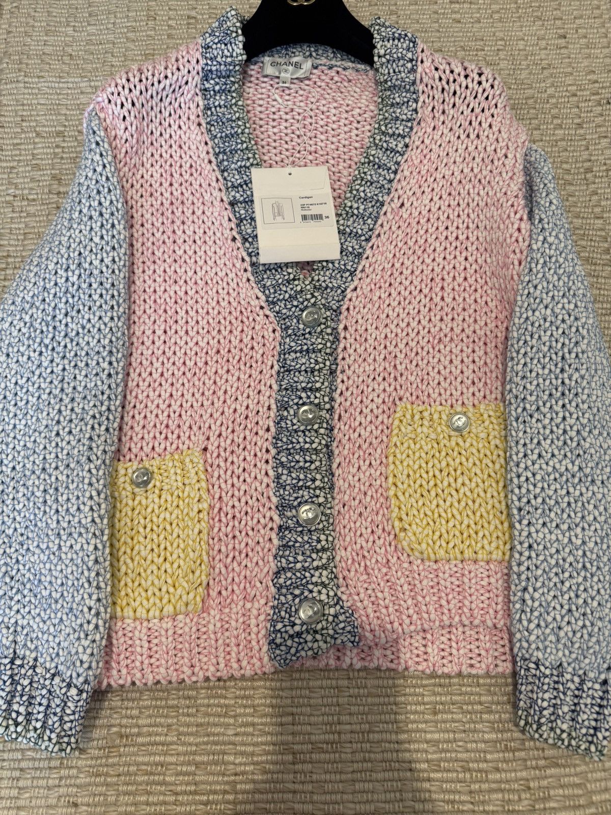 Chanel Chanel 23P Multicolored cardigan szie 36 Size XS / US 0-2 / IT 36-38 - 1 Thumbnail