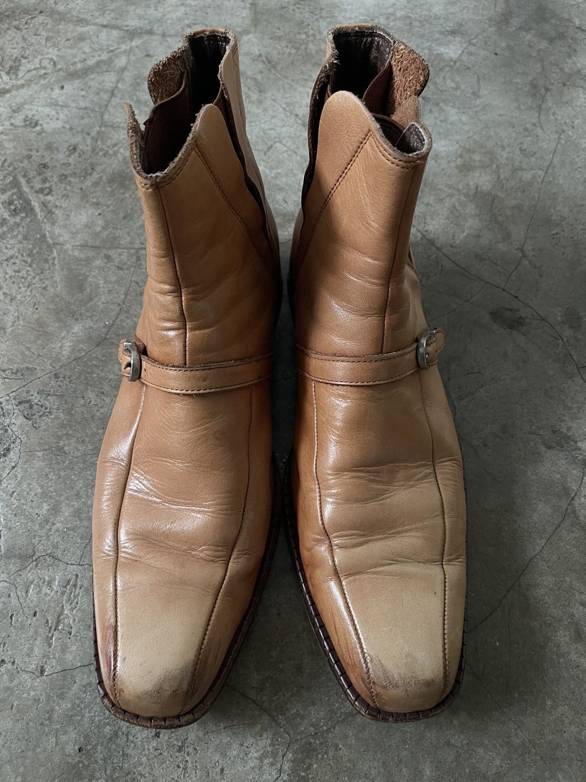 Tricot Comme des Garcons Tricot Comme Des Garcons Leather Boots Size US 8.5 / IT 38.5 - 3 Thumbnail