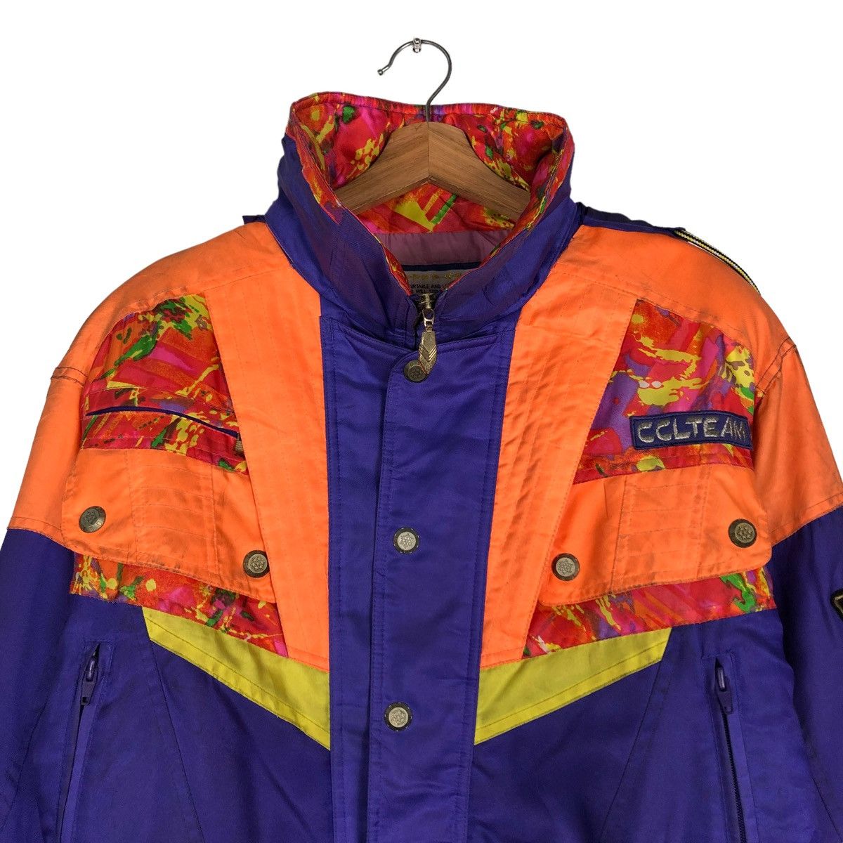 🔥VINTAGE CROPPED SKI JACKET BONDAGE CCLTEAM ISSEY MIYAKE