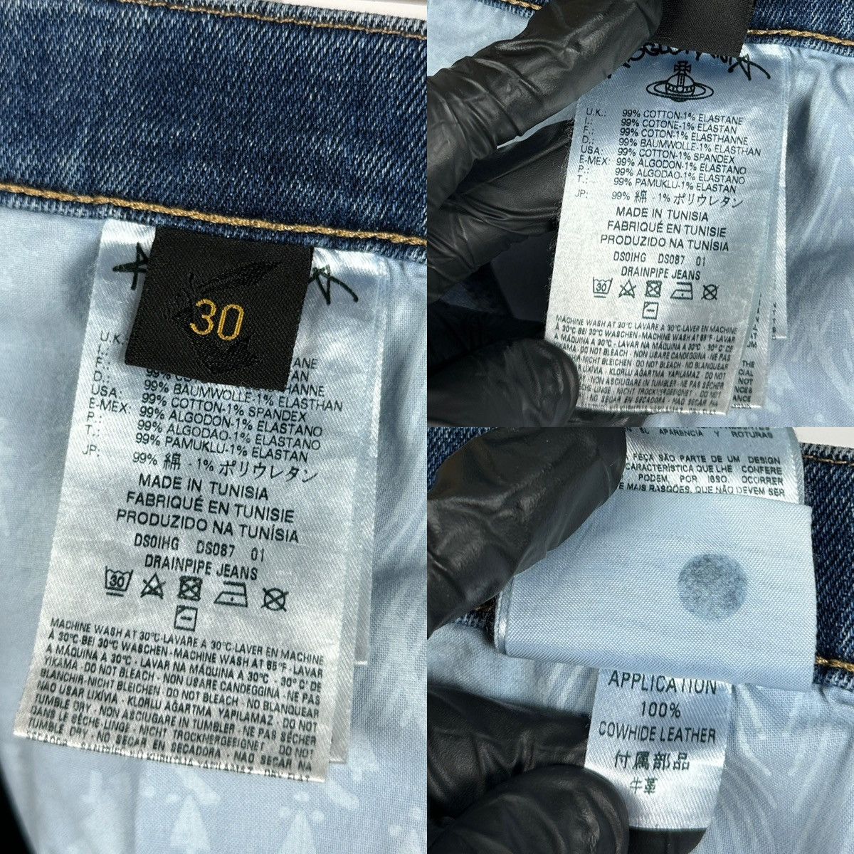 Vivienne Westwood Vivienne Westwood Anglomania Light Blue Denim Jeans Pants Size US 30 / EU 46 - 25 Thumbnail