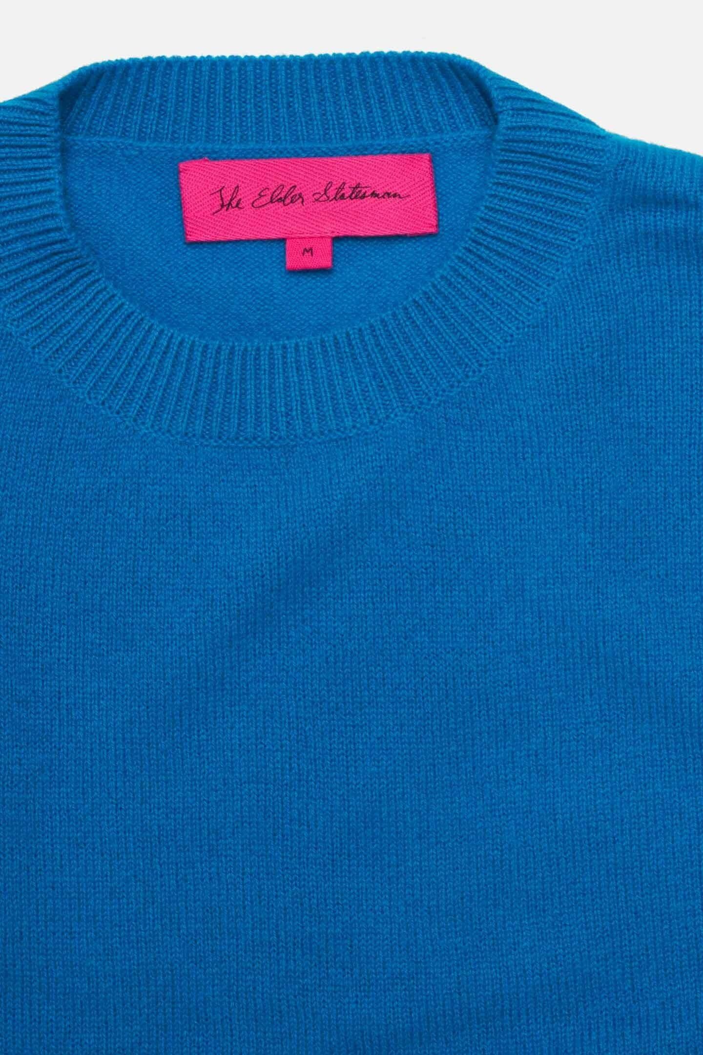 The Elder Statesman $1015 The Elder Statesman Tranquility Crew Cashmere Sweater Size US M / EU 48-50 / 2 - 3 Thumbnail