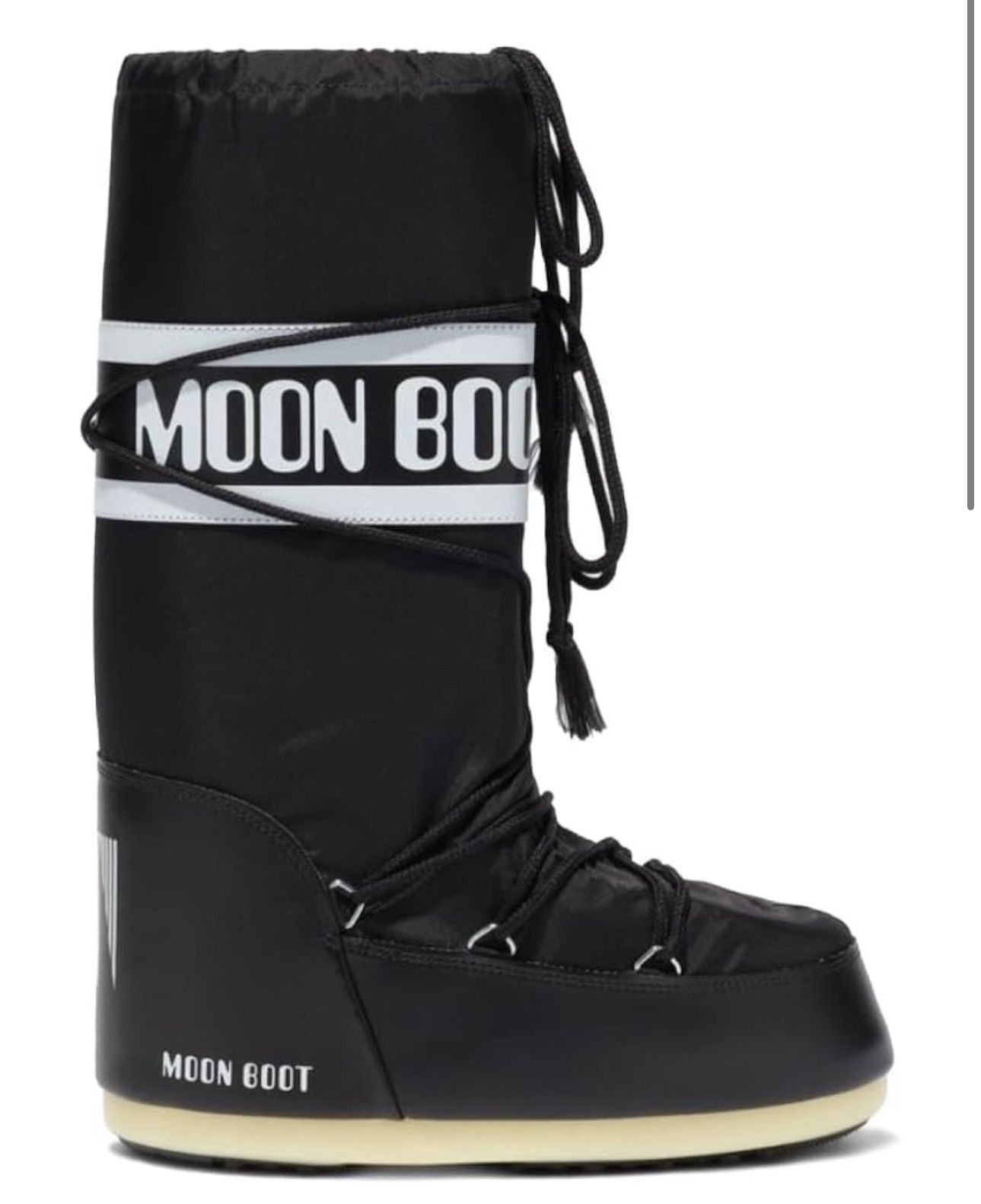 Moon Boot Moon Boot black nylon snow boots Size US 9 / IT 39 - 1 Thumbnail