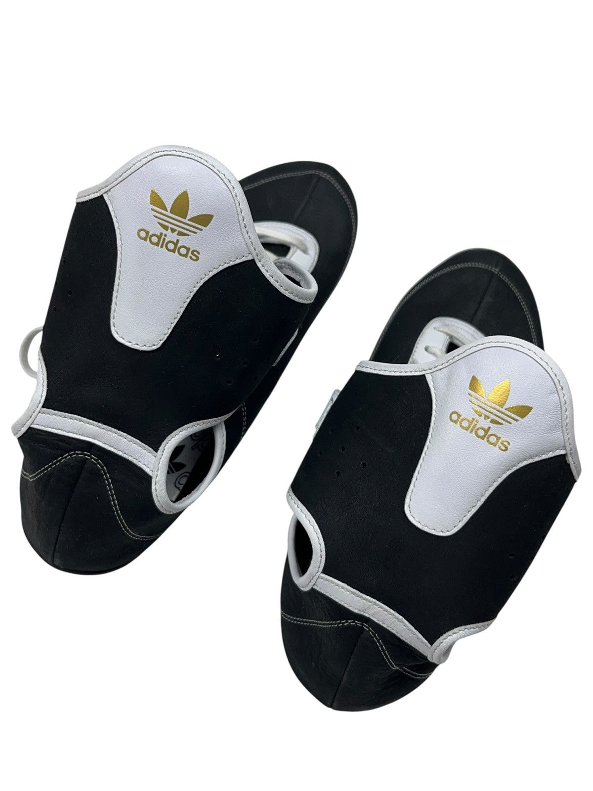 Adidas Vintage 2004 Adidas Mary Jane Hi Leather Sneakers Boxing Size US 9.5 / IT 39.5 - 5 Thumbnail