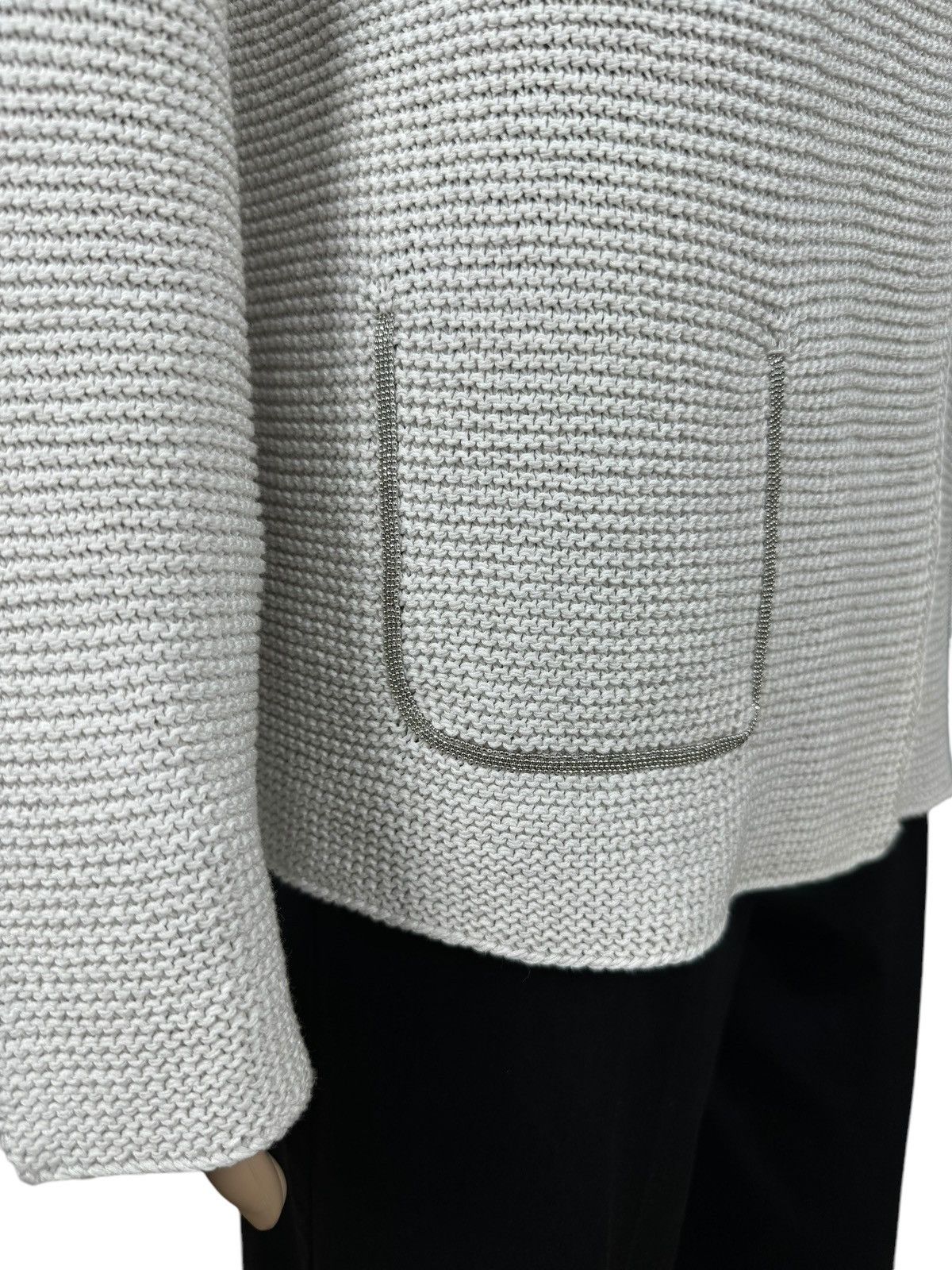 Fabiana Filippi Fabiana Filippi Knit Cotton Jacket Made In Italy size L Size L / US 10 / IT 46 - 4 Thumbnail