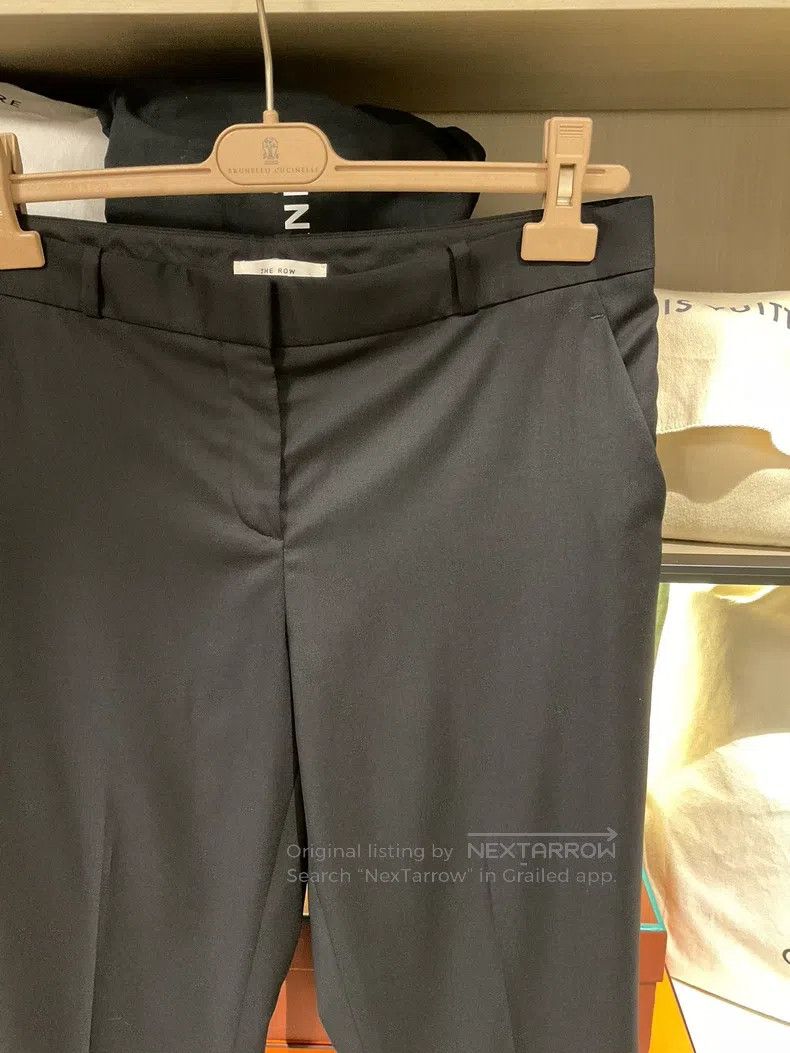 The Row The Row size 8 Black slim pants Size 26" / US 2 / IT 38 - 2 Thumbnail