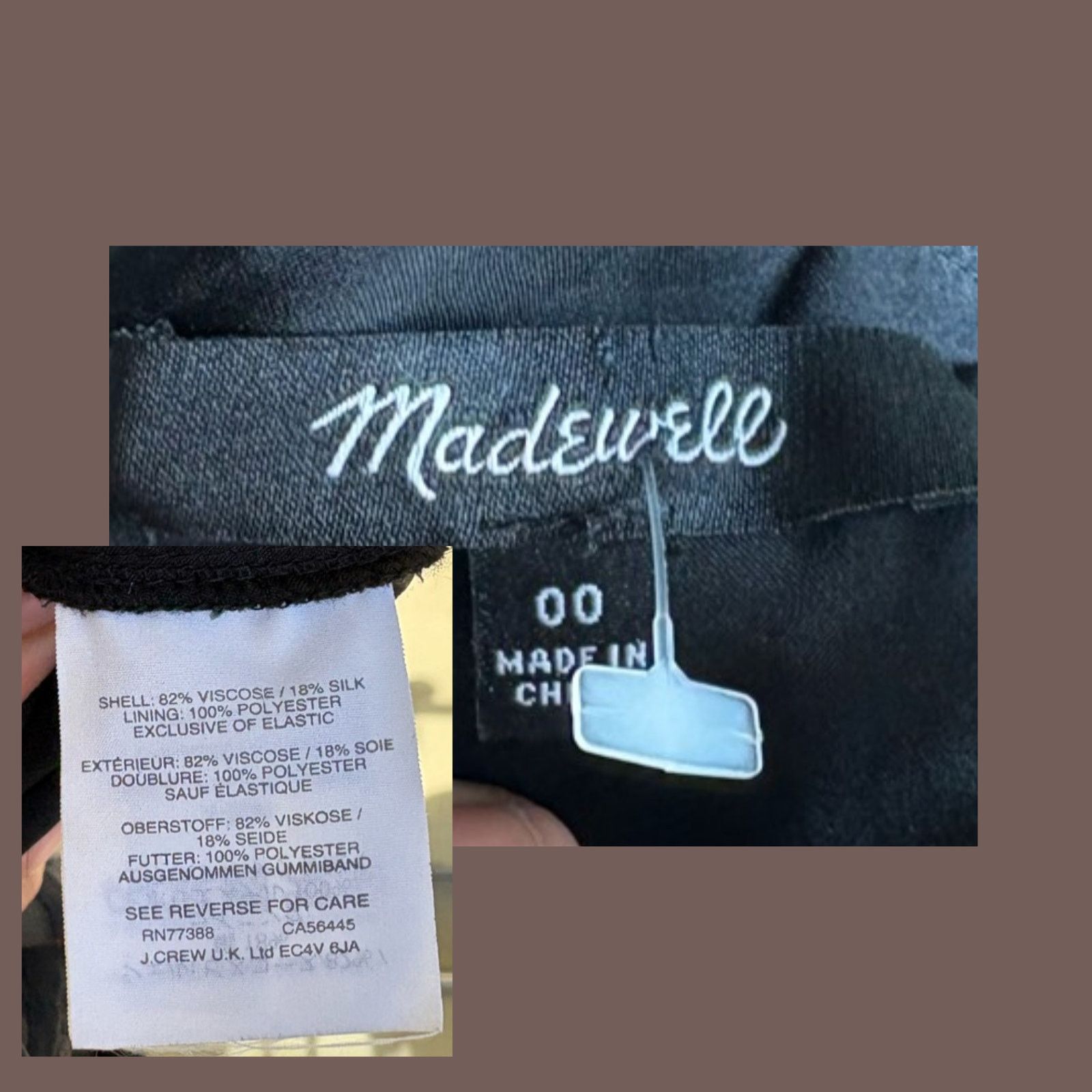 Madewell Madewell Velvet Jumpsuit | Cropped Silk Blend | Archive Luxe Size 24" / US 00 / IT 34 - 4 Thumbnail