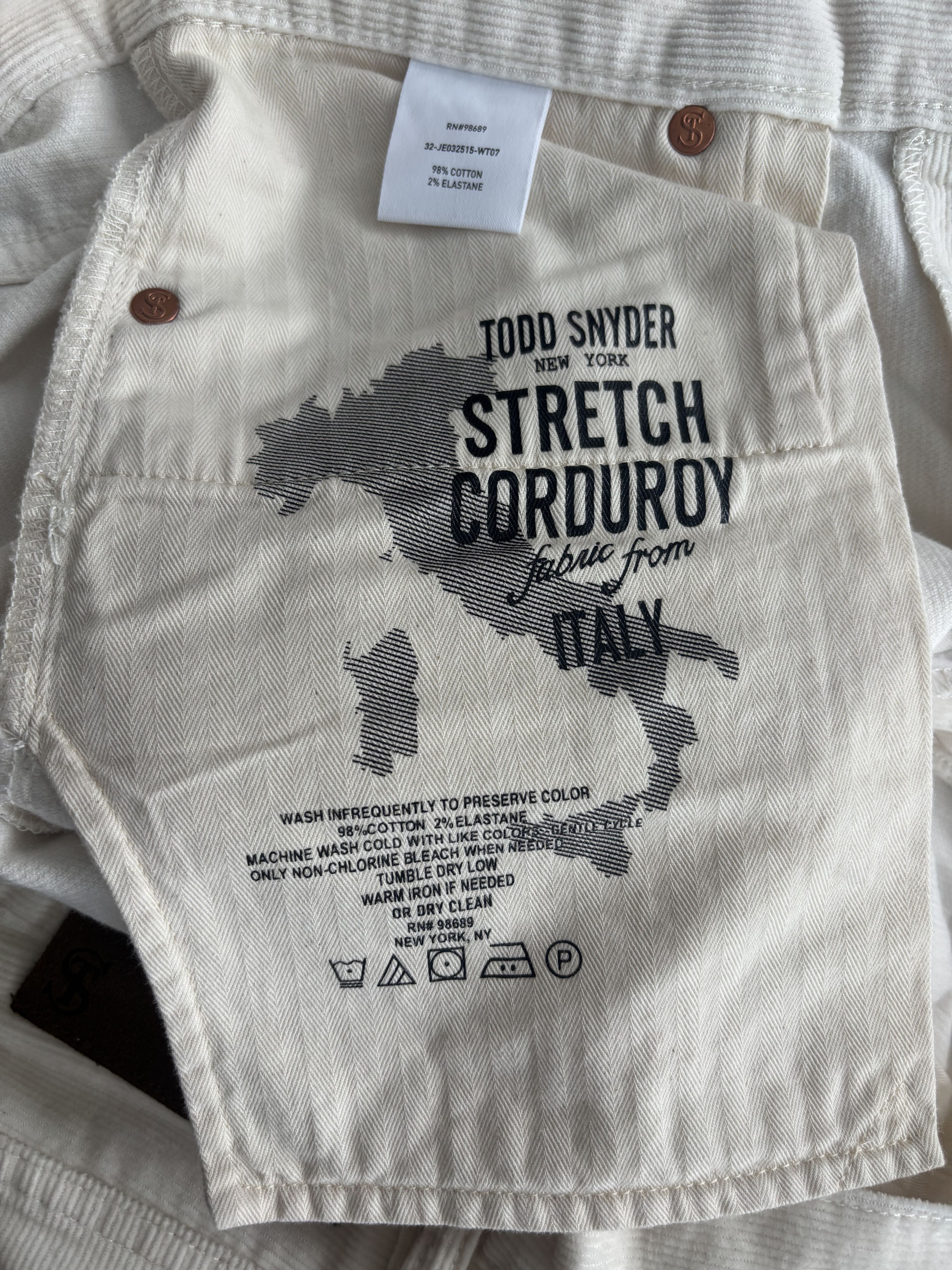 Todd Snyder Corduroy 5 pocket trousers Size US 29 - 8 Thumbnail