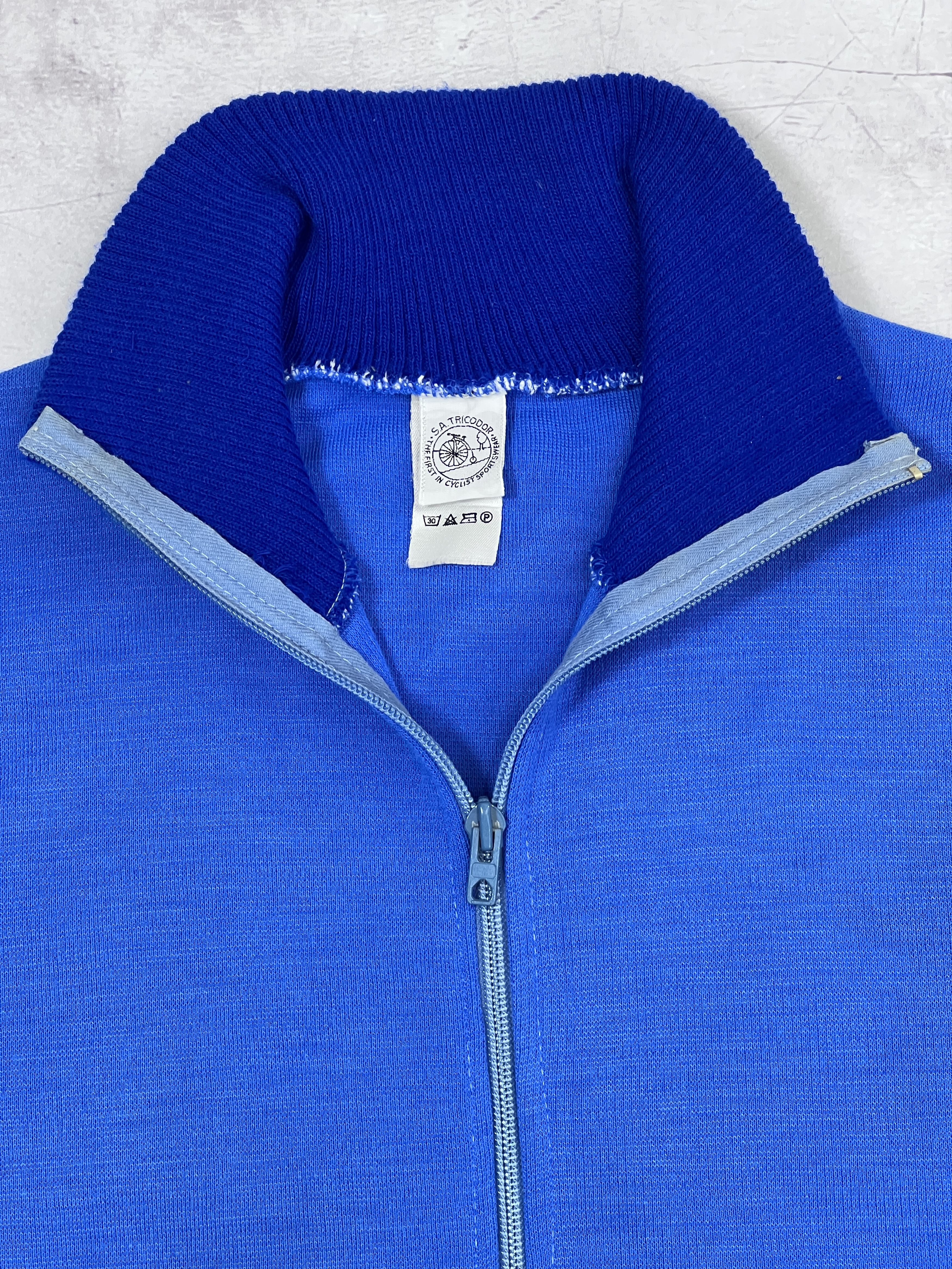 Sports Specialties × Vintage 80s Miyata Cycling Jersey S.A. Tricodor UCI Size US M / EU 48-50 / 2 - 4 Thumbnail