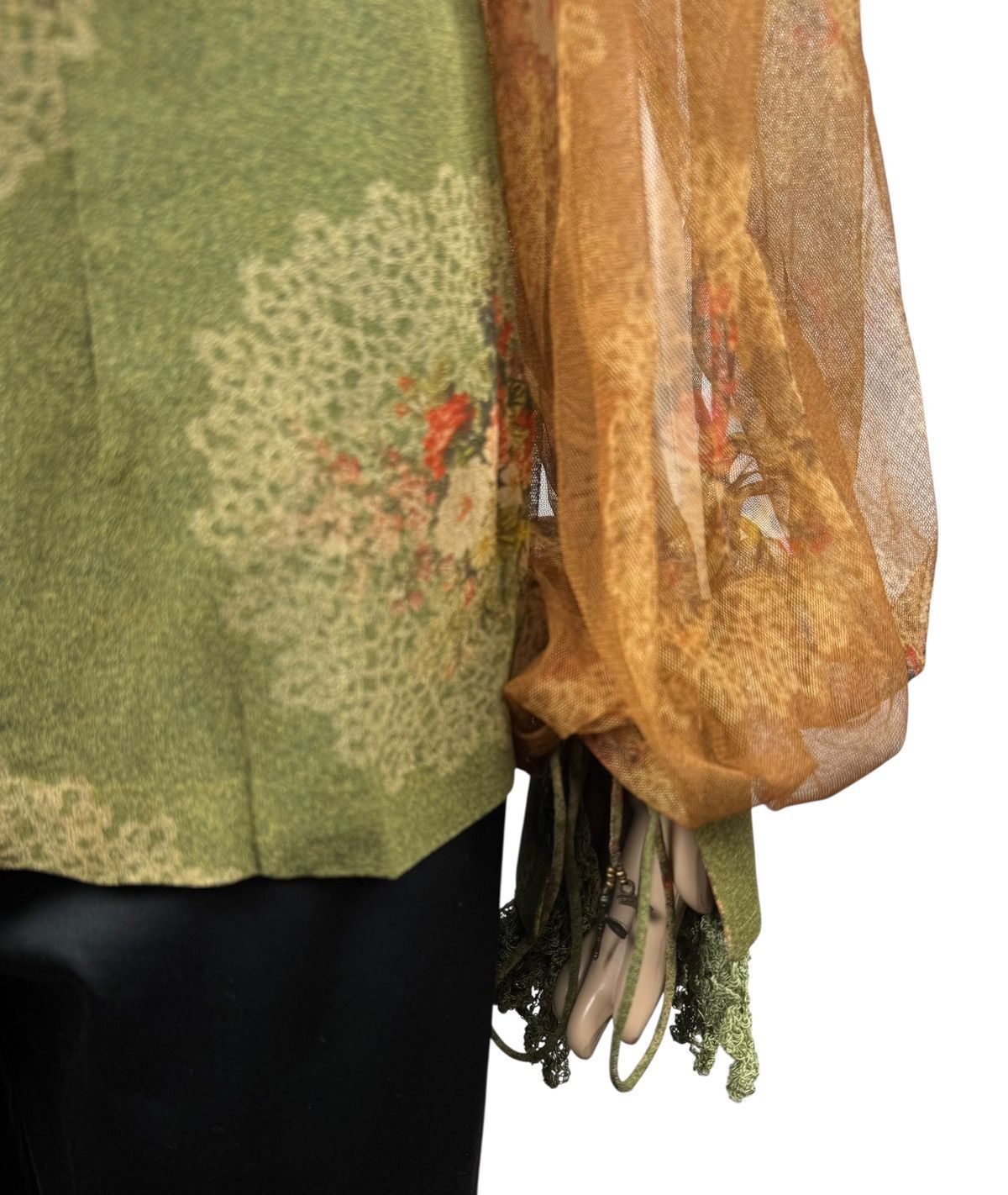 Other Shantanu Goenka Couture Printed Blouse Silk Viscose size M Size M / US 6-8 / IT 42-44 - 4 Thumbnail
